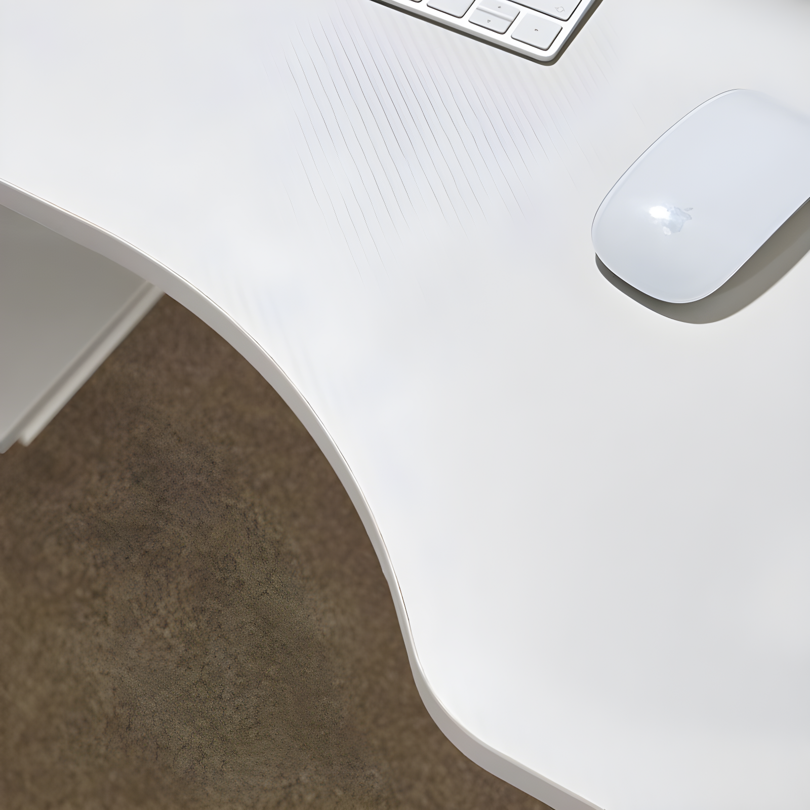 X Rocker iCarus Mesh Gaming Desk with Wood Desktop White: Steel Frame, Open Storage Shelf