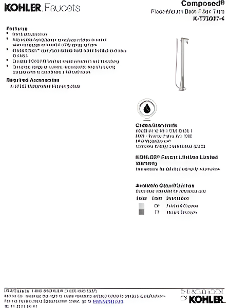 Composed Freestanding Bath Faucet