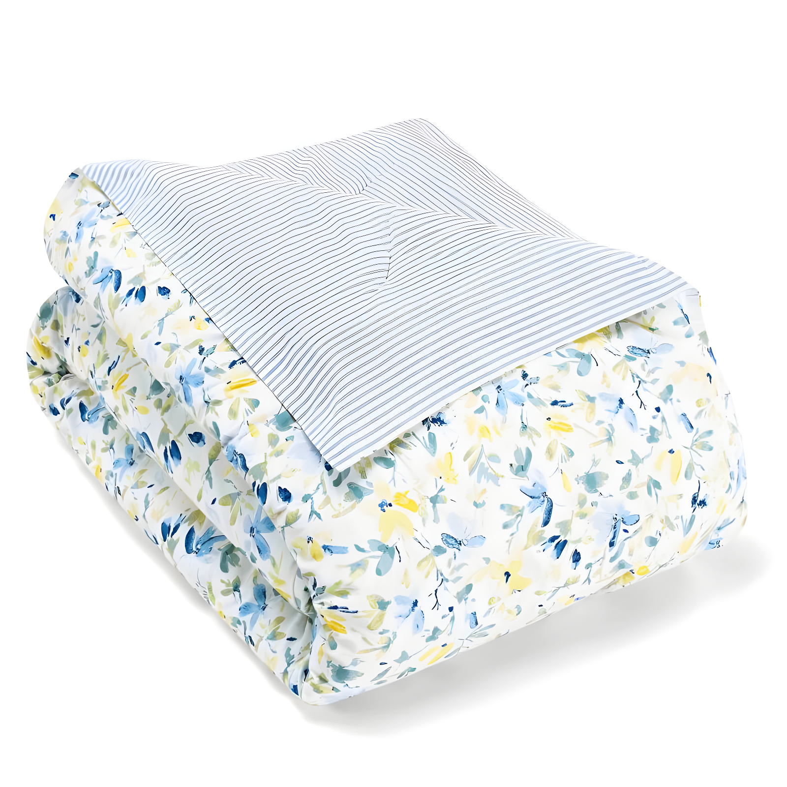 Laura Ashley Nora Blue Cotton Comforter Bonus Set