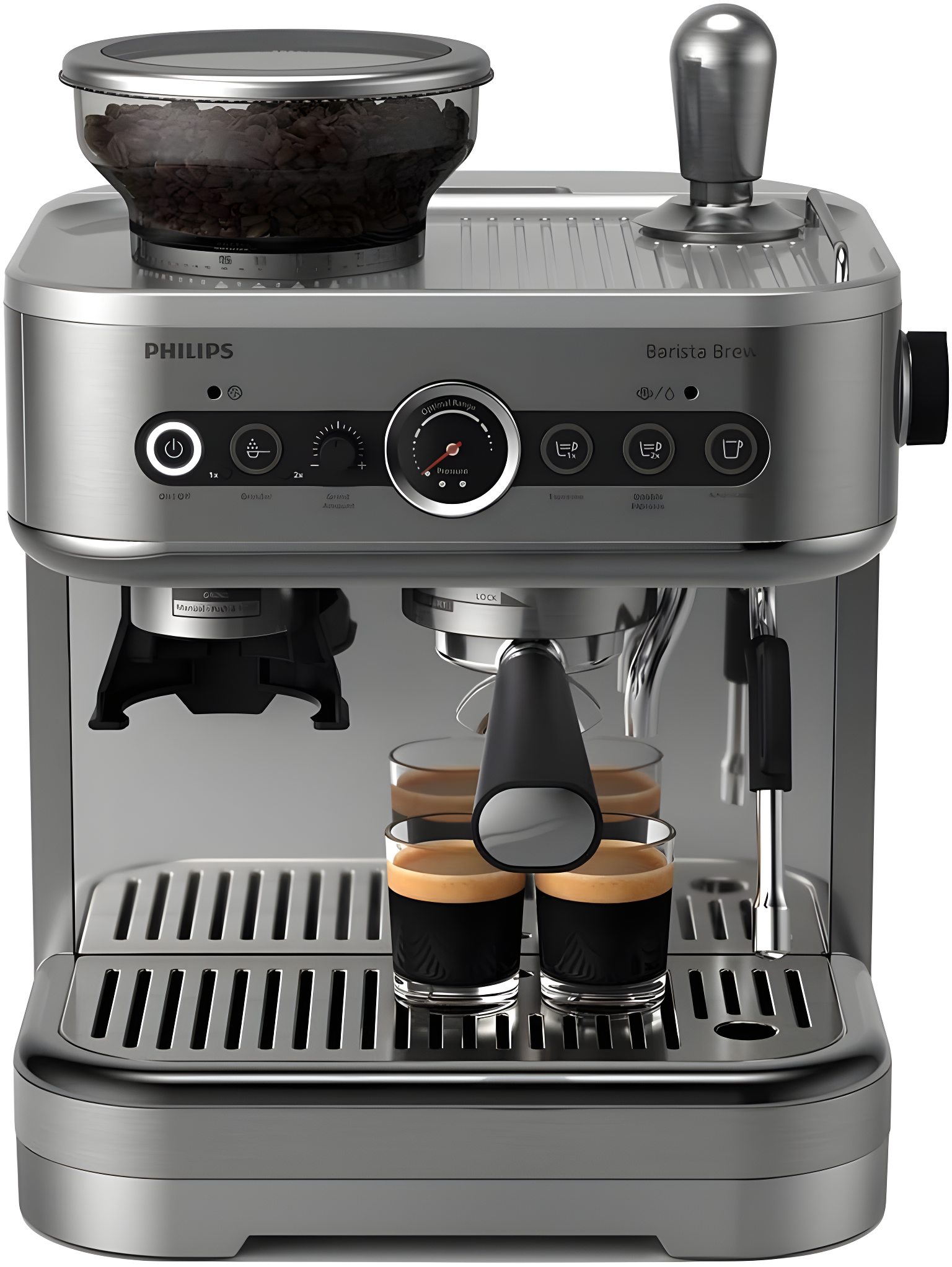 Philips BaristaBrew Espresso Machine in Stainless Steel