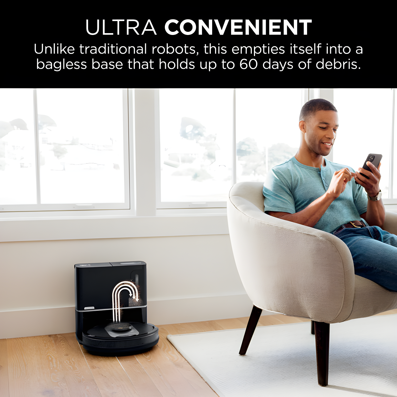 Shark AI Ultra Robot Vacuum with XL HEPA Self-Empty Base