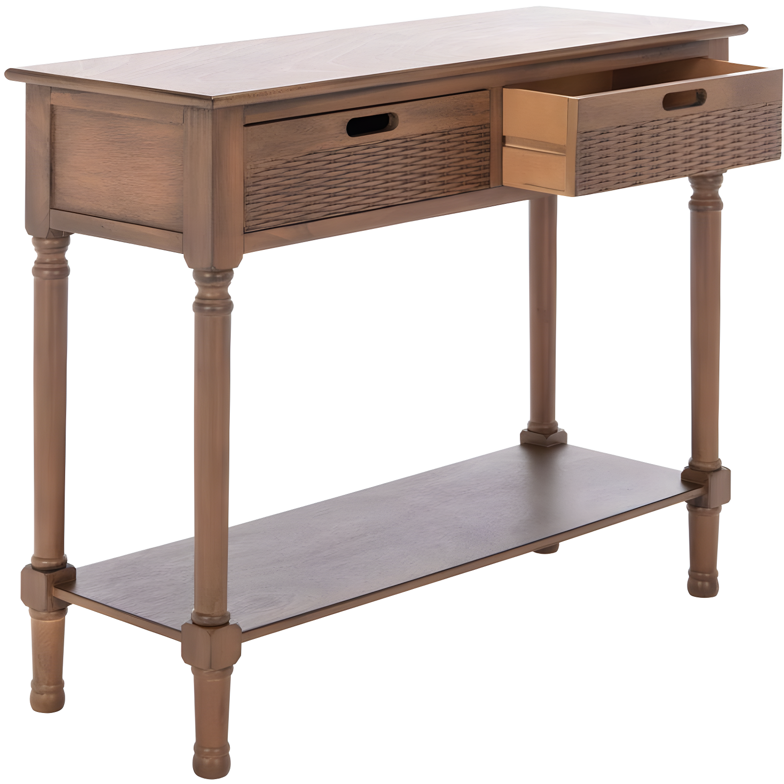 Landers 2 Drawer Console Table - CNS5710C - Brown - Safavieh