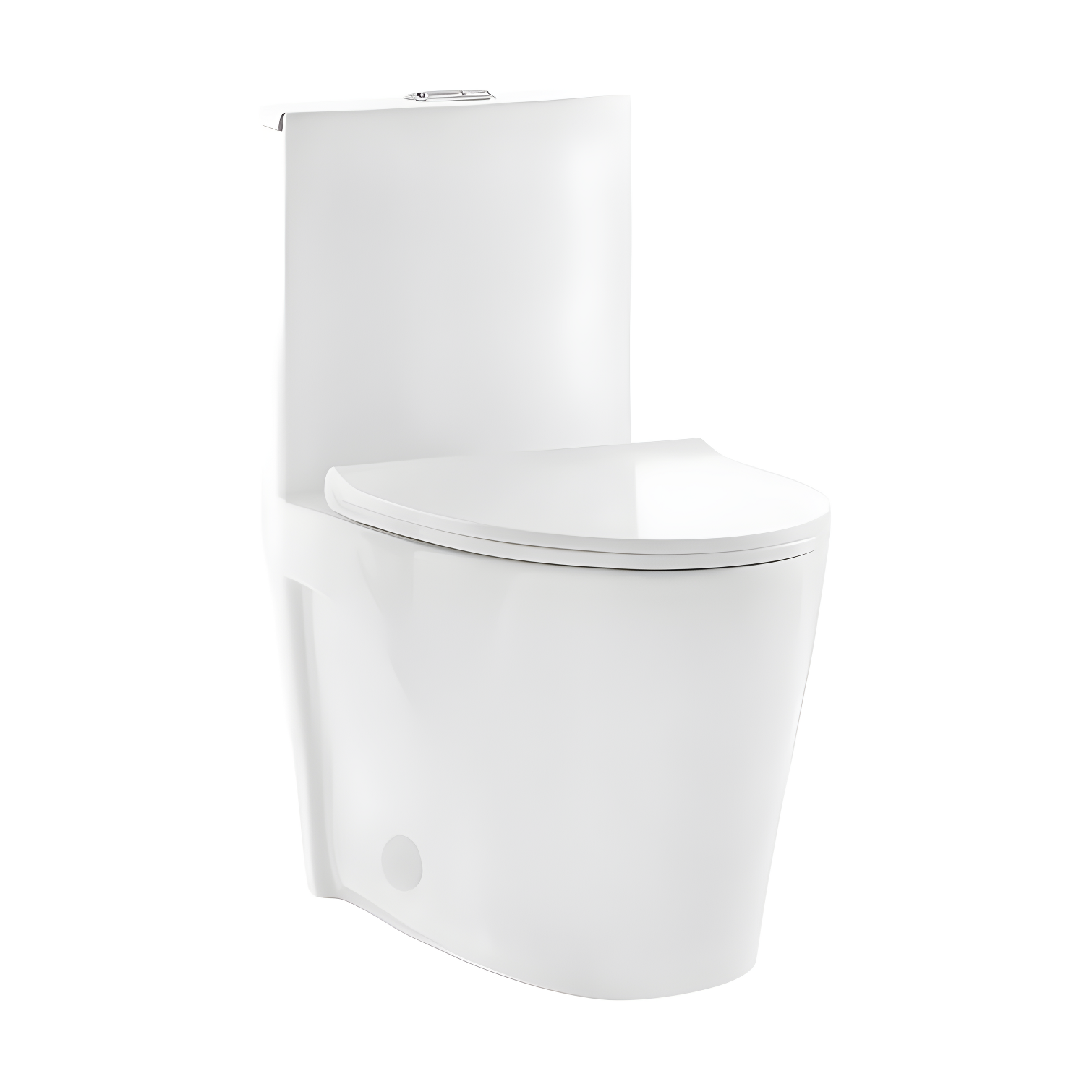 St. Tropez One Piece Elongated Toilet Dual Vortex Flush 1.28 gpf