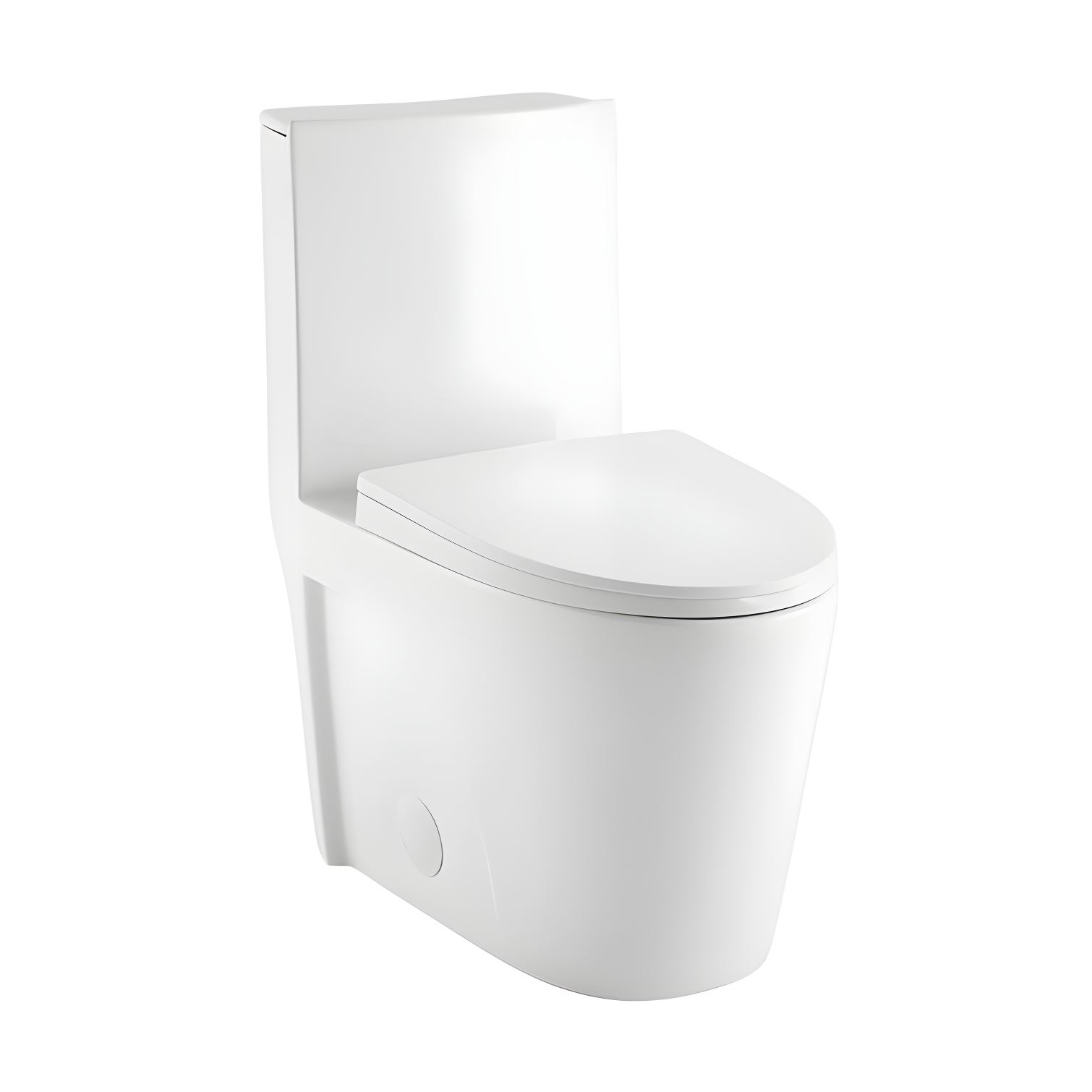 St. Tropez One Piece Elongated Toilet Dual Vortex Flush 1.28 gpf