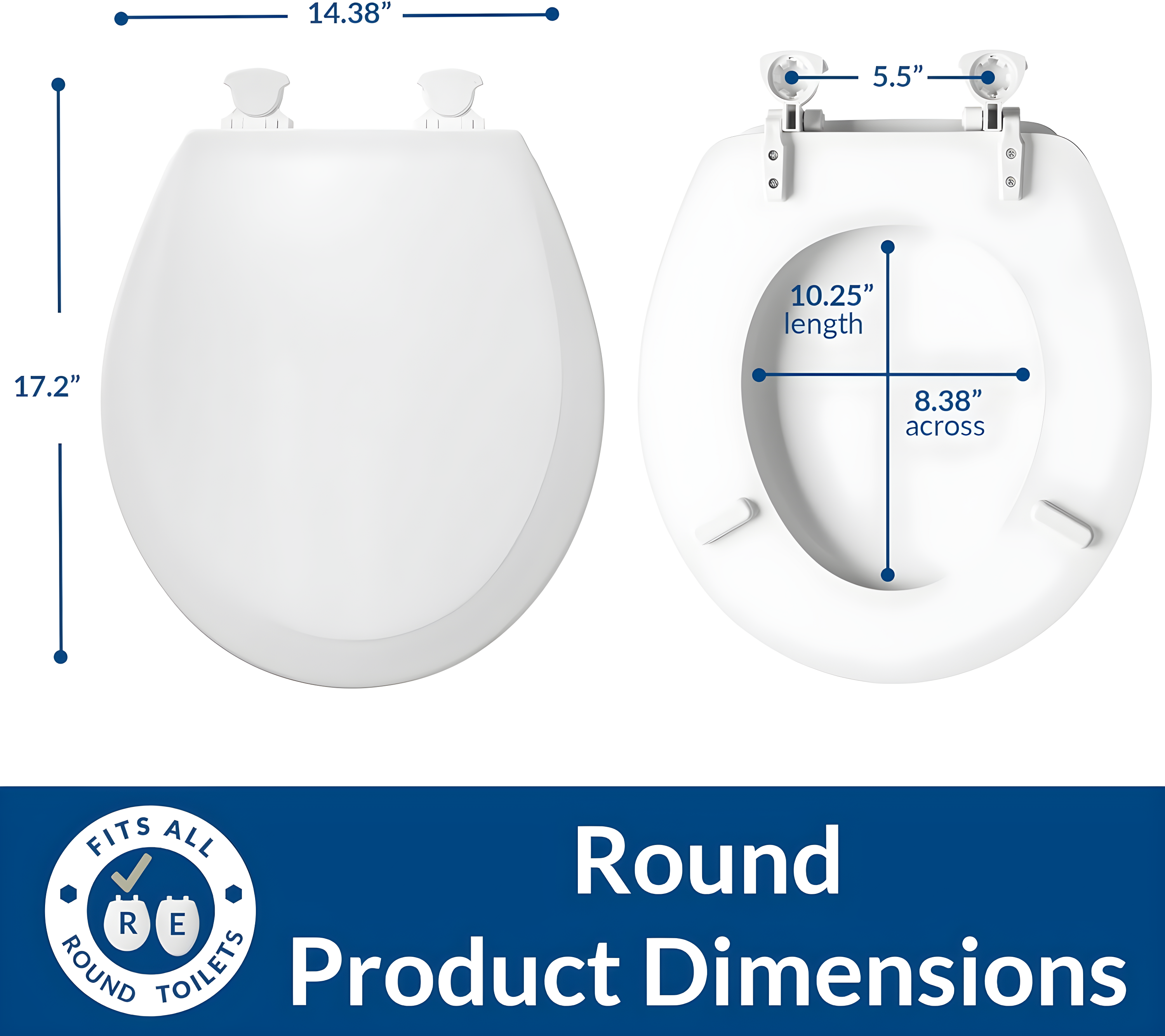 500EC Round Toilet Seat