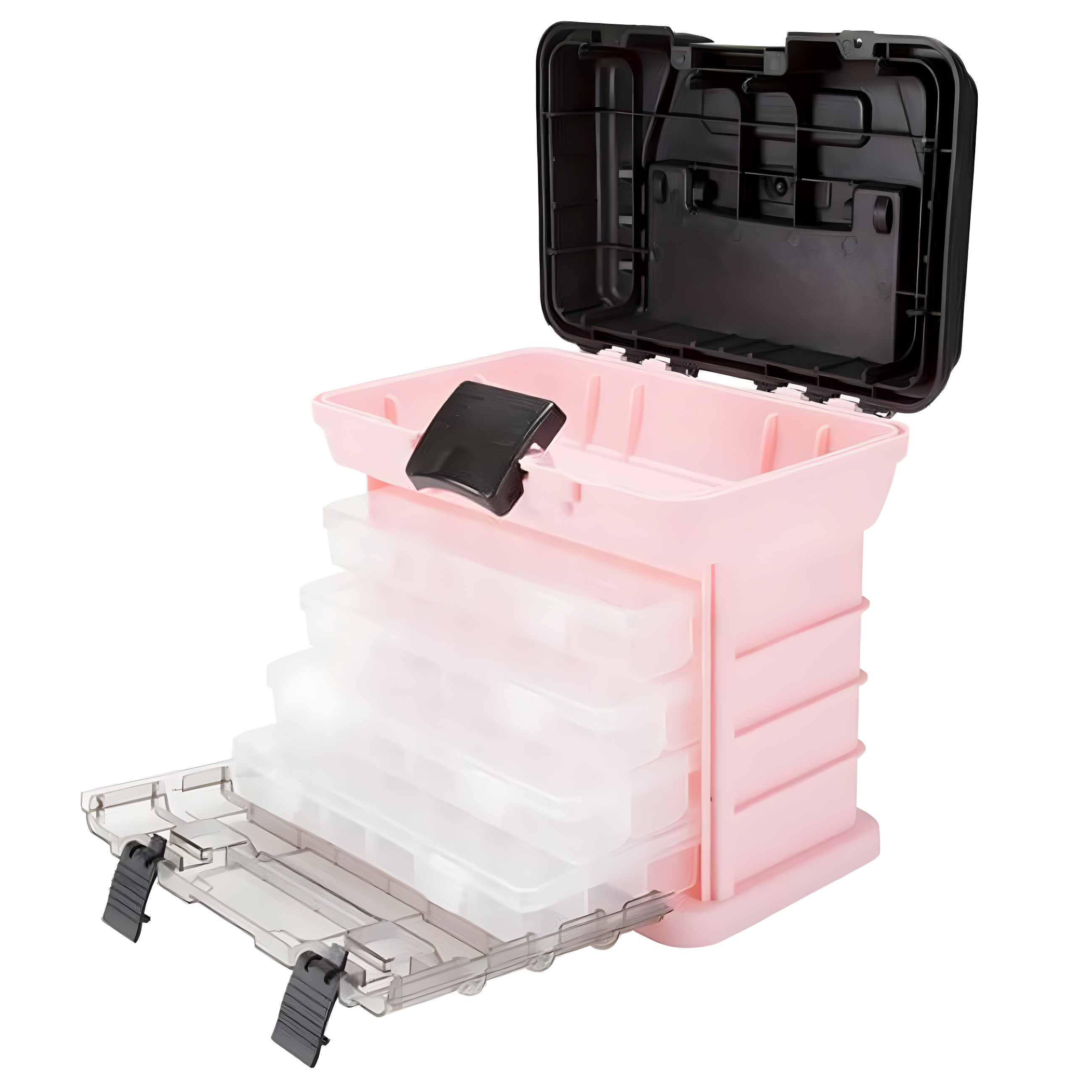 Stalwart Stalwart Portable Tool Box - Small Parts Organizer and Customizable Compartment for Hardware, Crafts