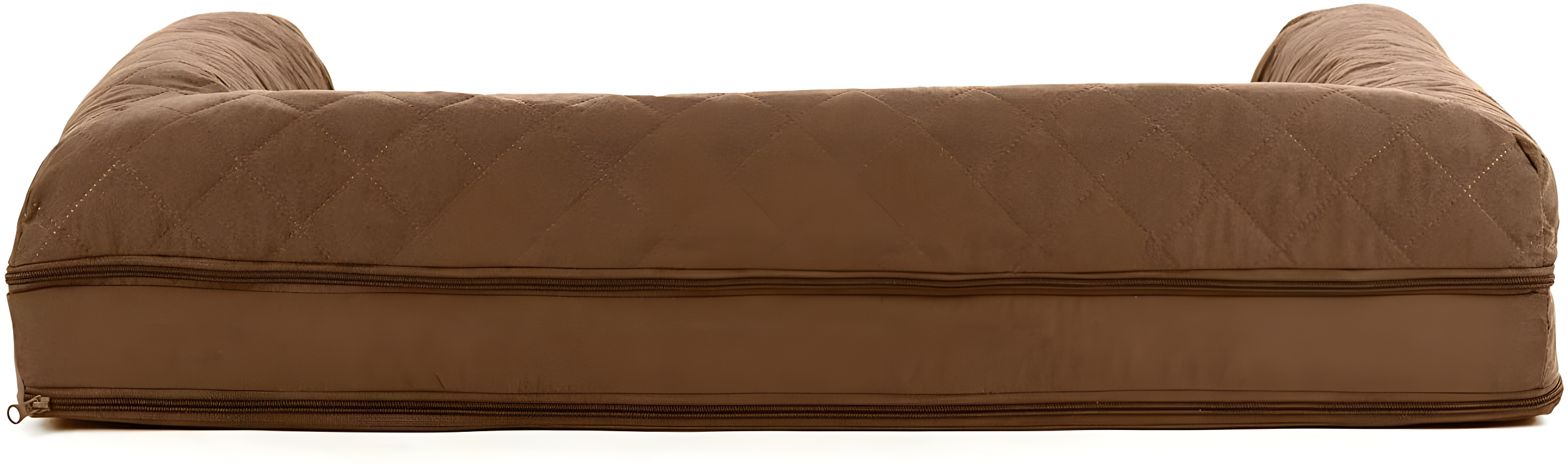Quilted Orthopedic Bolster Sofa Pet Bed