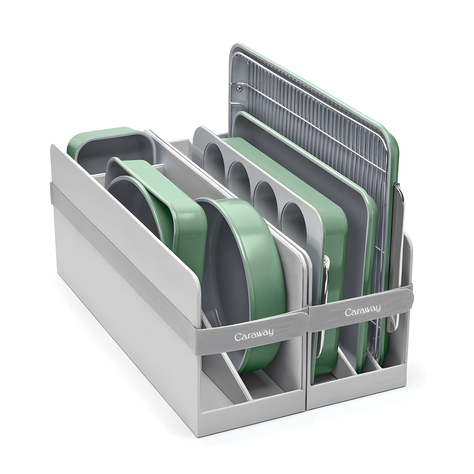 Caraway Sage Non-Toxic Ceramic Non-Stick Mini 5-Piece Bakeware Set