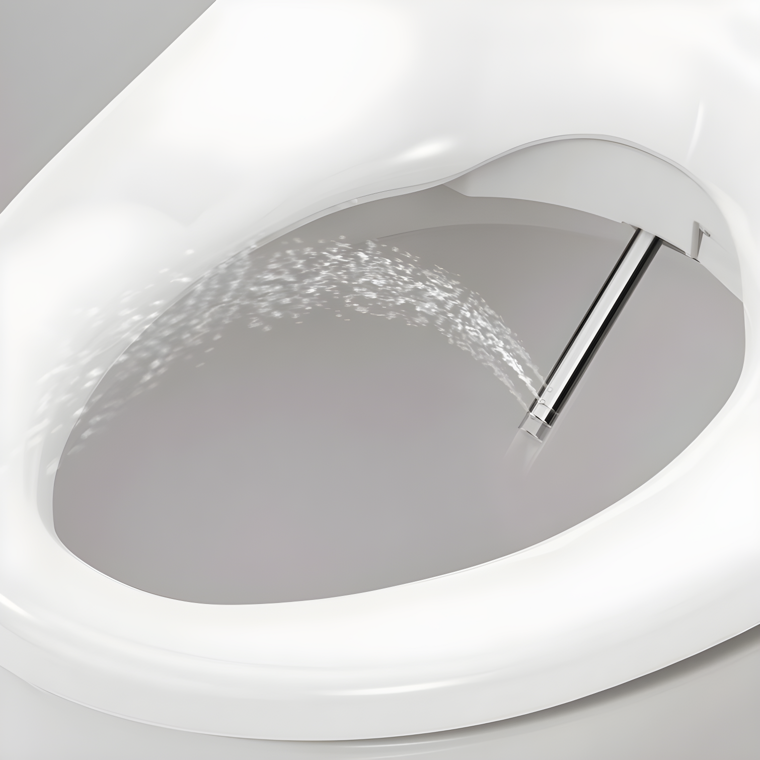 Brondell S1400-RW Swash 1400 Luxury Bidet Toilet Seat Round