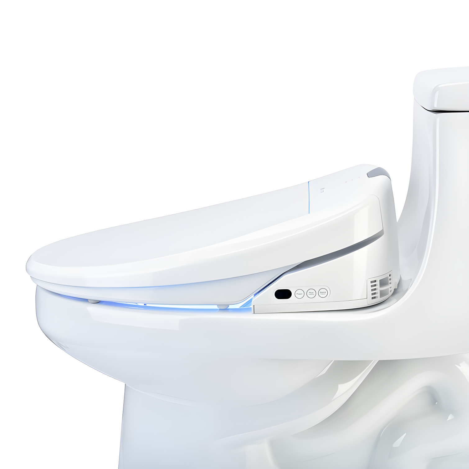 Brondell S1400-RW Swash 1400 Luxury Bidet Toilet Seat Round