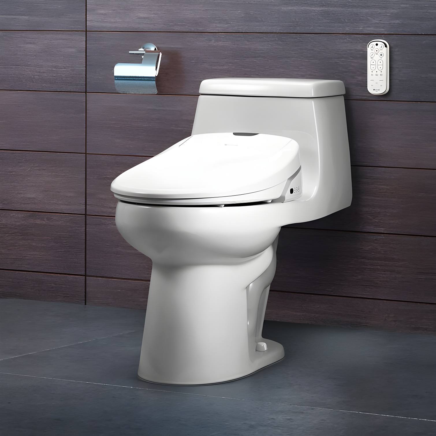 Brondell S1400-RW Swash 1400 Luxury Bidet Toilet Seat Round