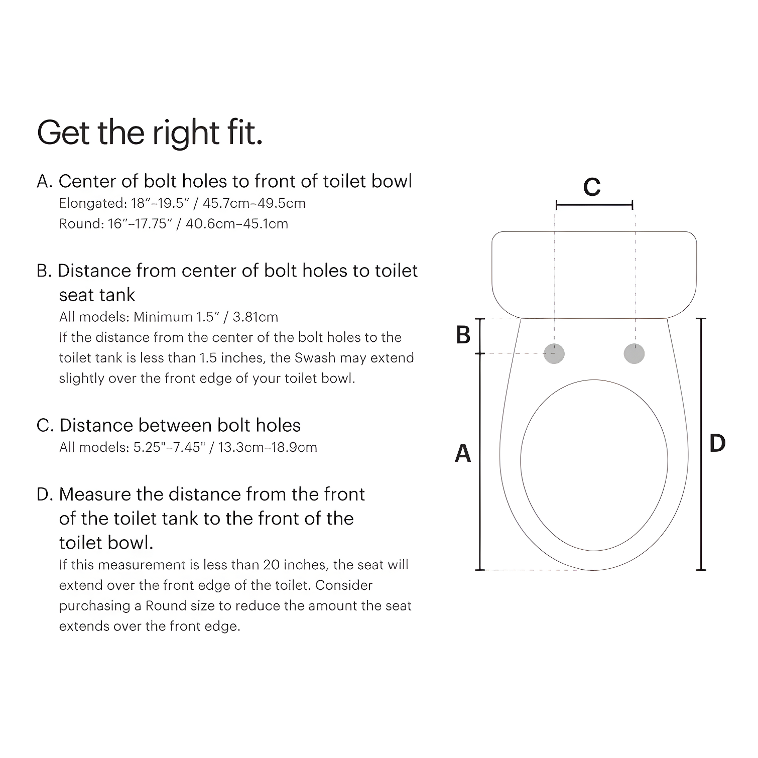 Brondell S1400-RW Swash 1400 Luxury Bidet Toilet Seat Round