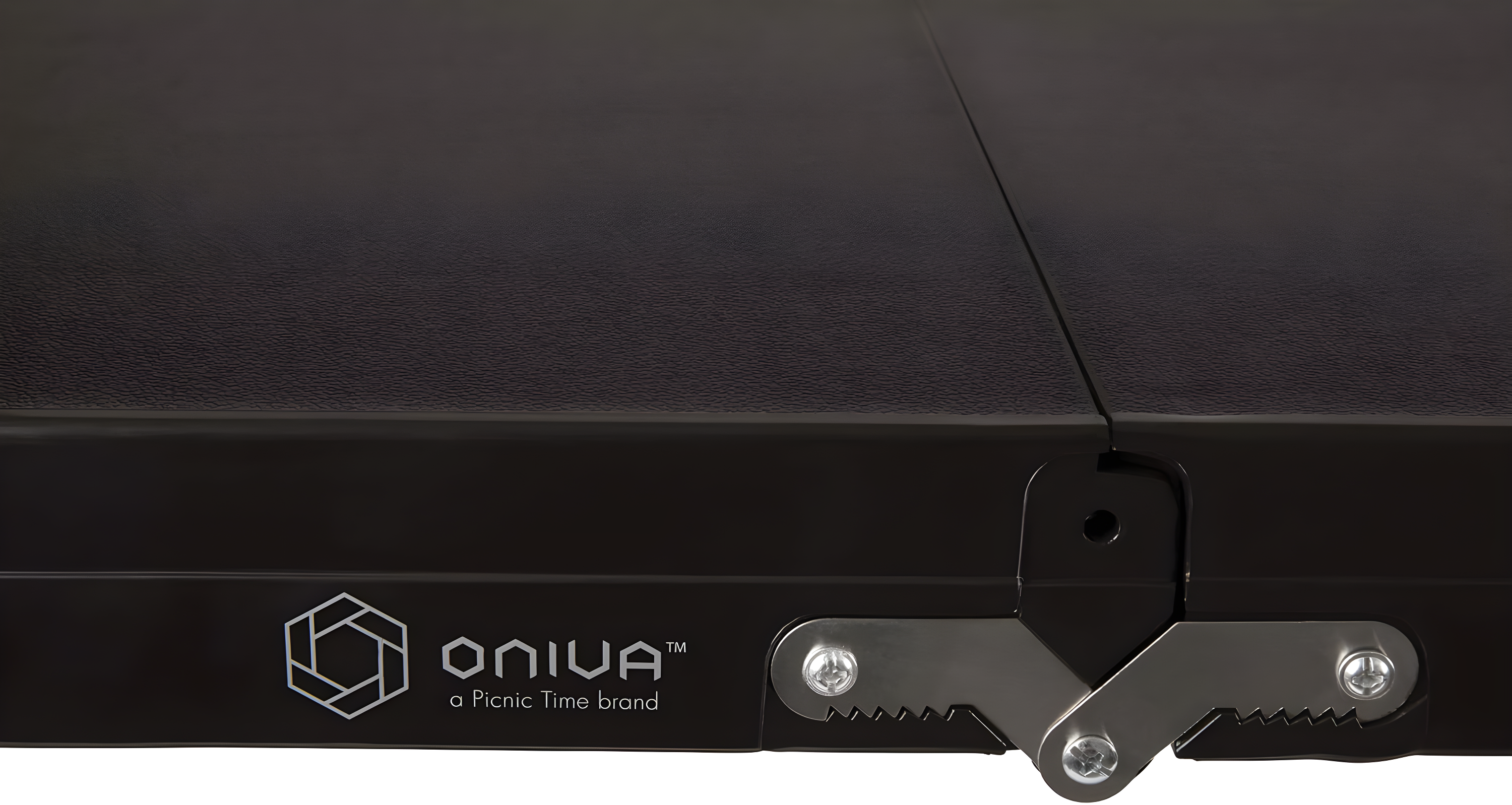 Oniva Rectangle Portable Dining Table with Seats - Black