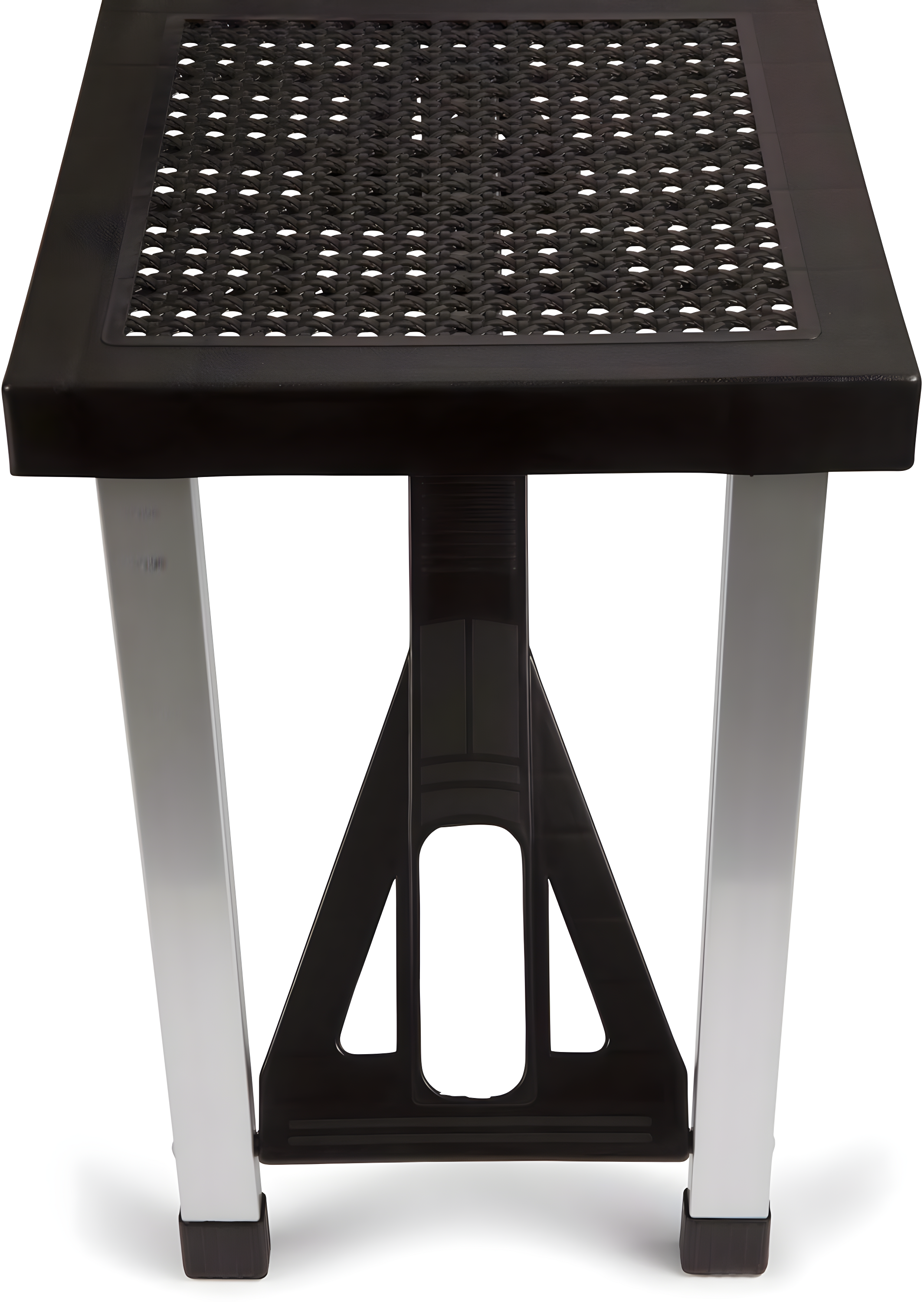 Oniva Rectangle Portable Dining Table with Seats - Black