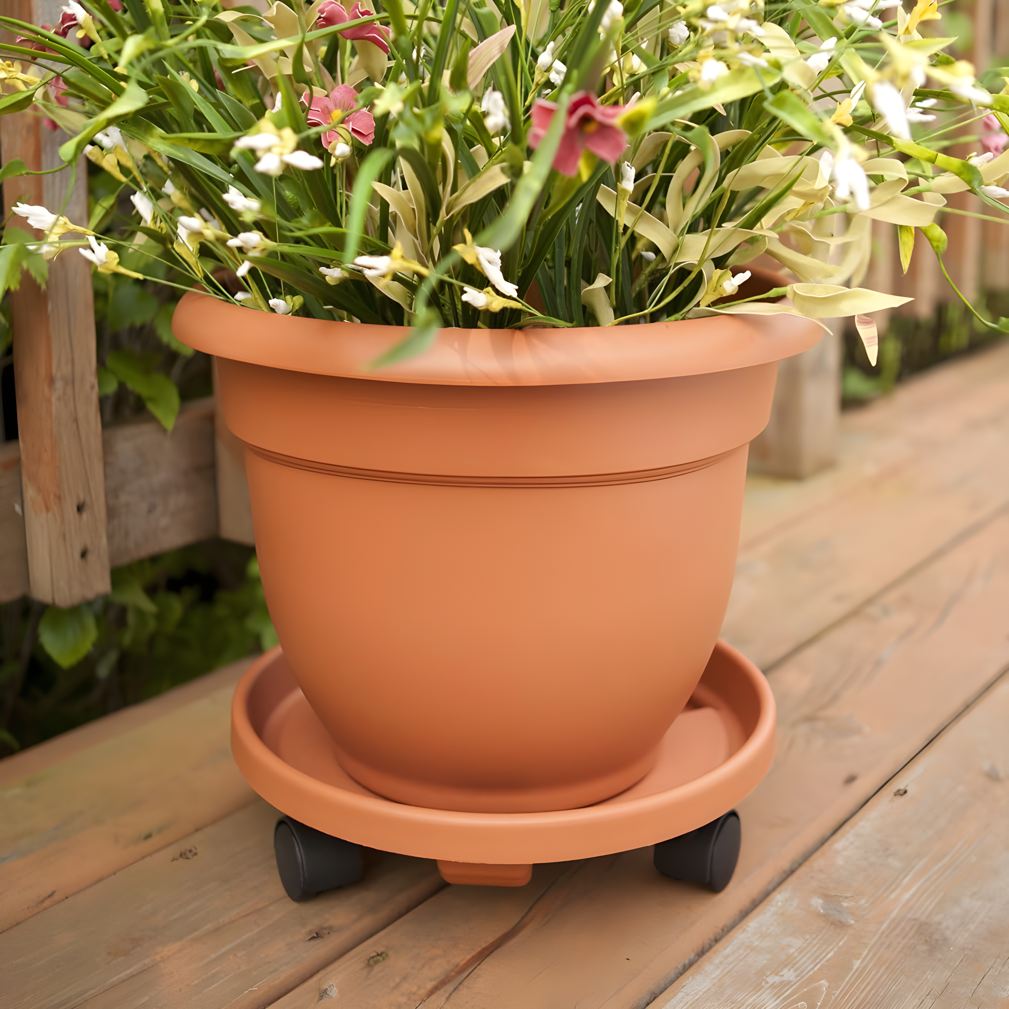 Bloem Ariana Traditional Self-Watering Indoor/Outdoor Pot Planter