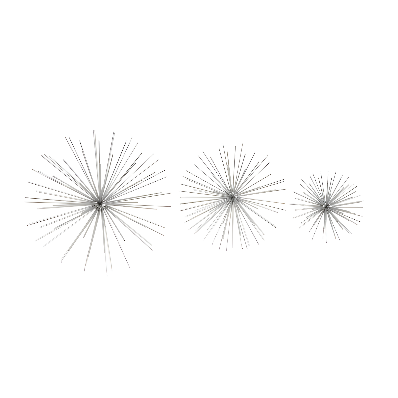CosmoLiving by Cosmopolitan Metal 3D Long Spike Starburst Home Wall Decor Set