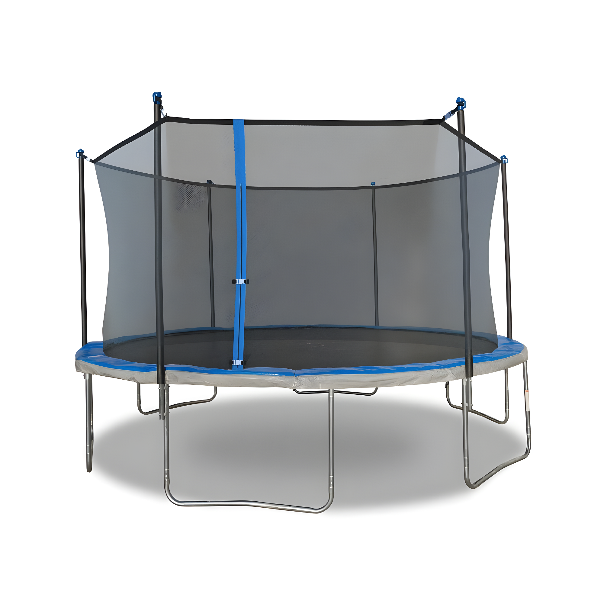 Sportspower TruJump 14' Round Trampoline with Safety Enclosure & with Lifetime Warranty on Jump Mat