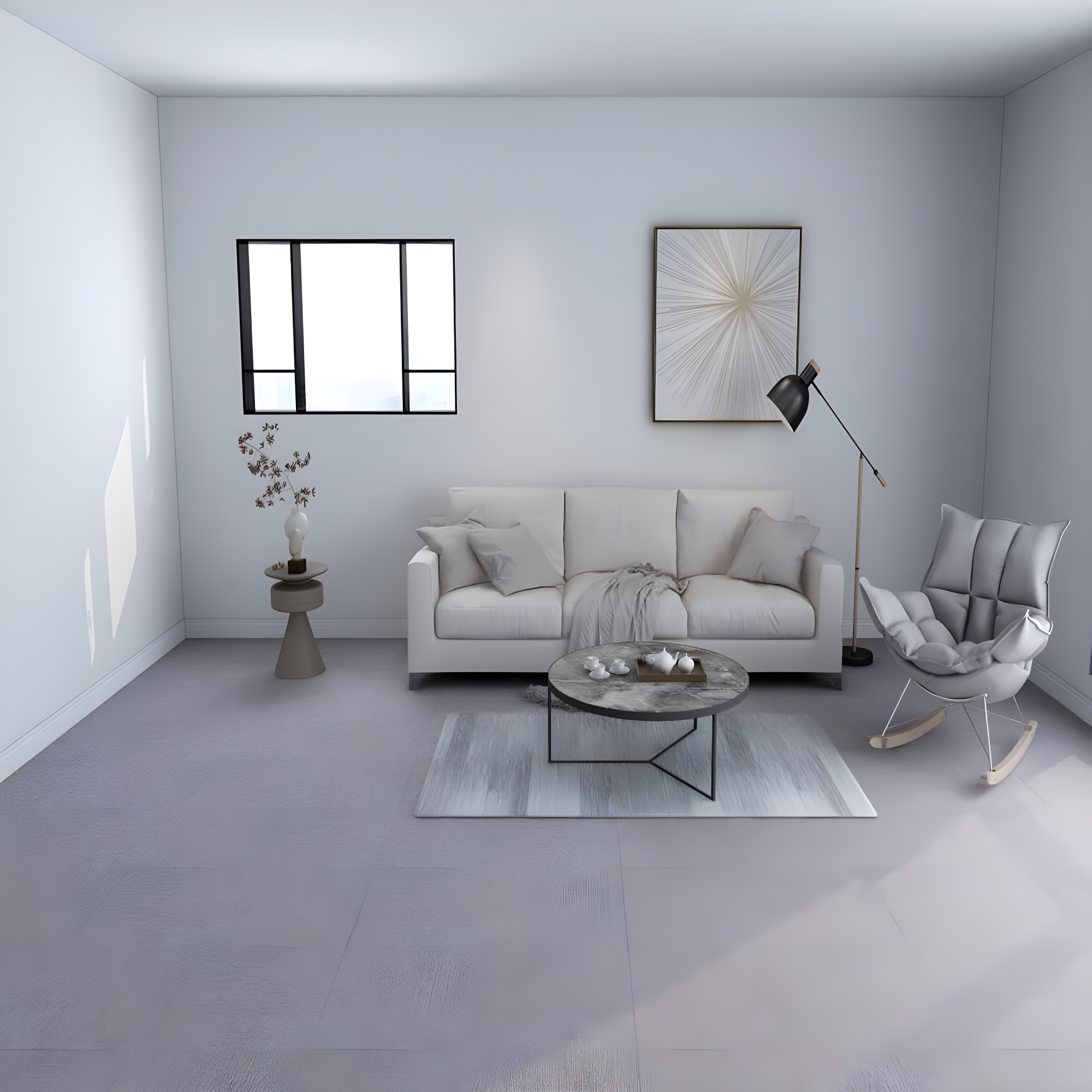 Carpet Tile 20”x 20”Commercial Heavy Duty Square Carpet Tile with Adhesive Stickers Indoor Outdoor Anti-Slip Carpet Squares for Kids Room, Bedroom,Dining Room, 20 Tiles Per Box/54Sq Ft