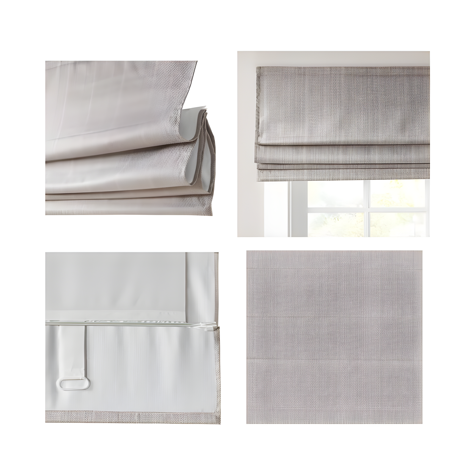 Galen Basketweave Cordless Room Darkening Roman Shade