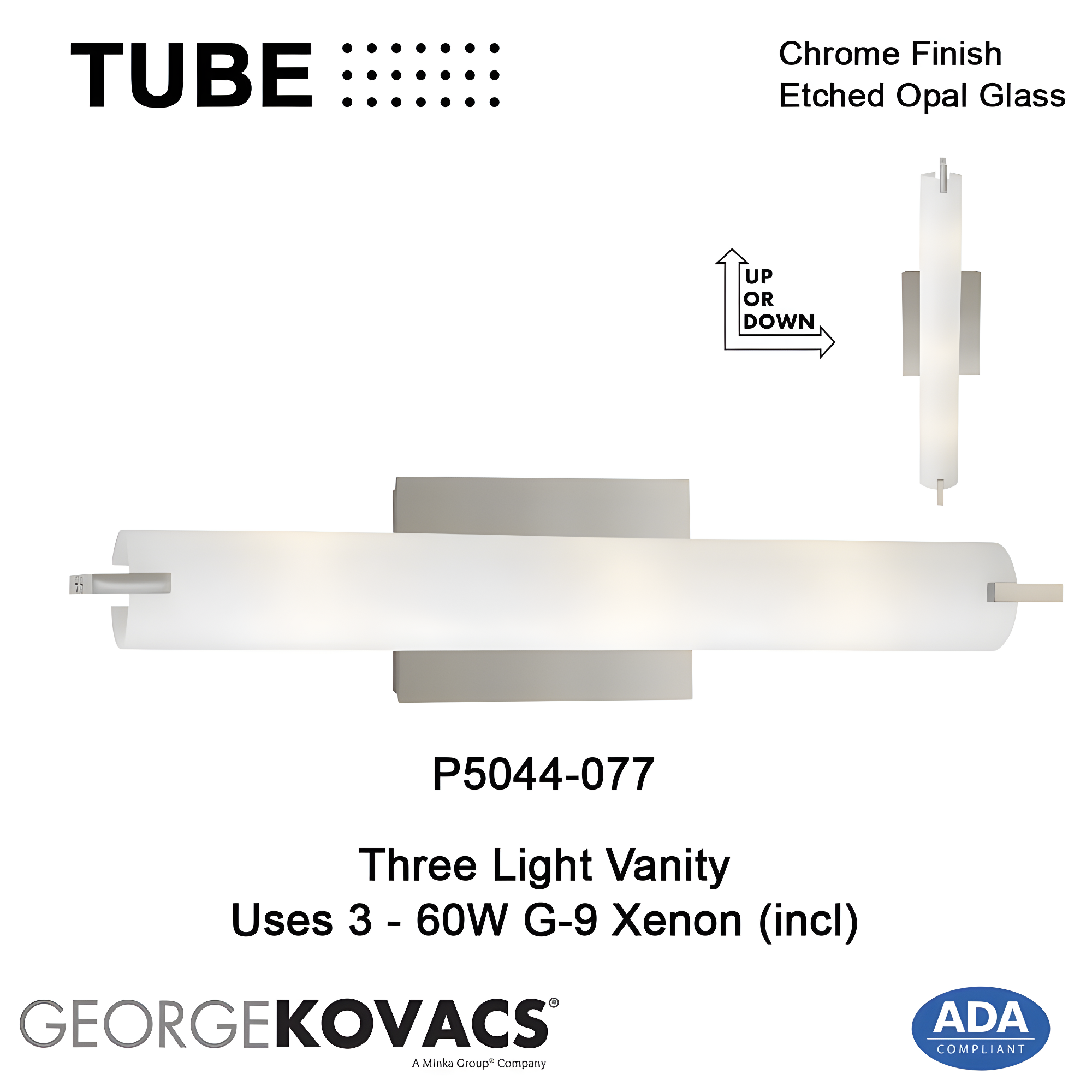 Armiah 3 - Light Dimmable Bath Bar