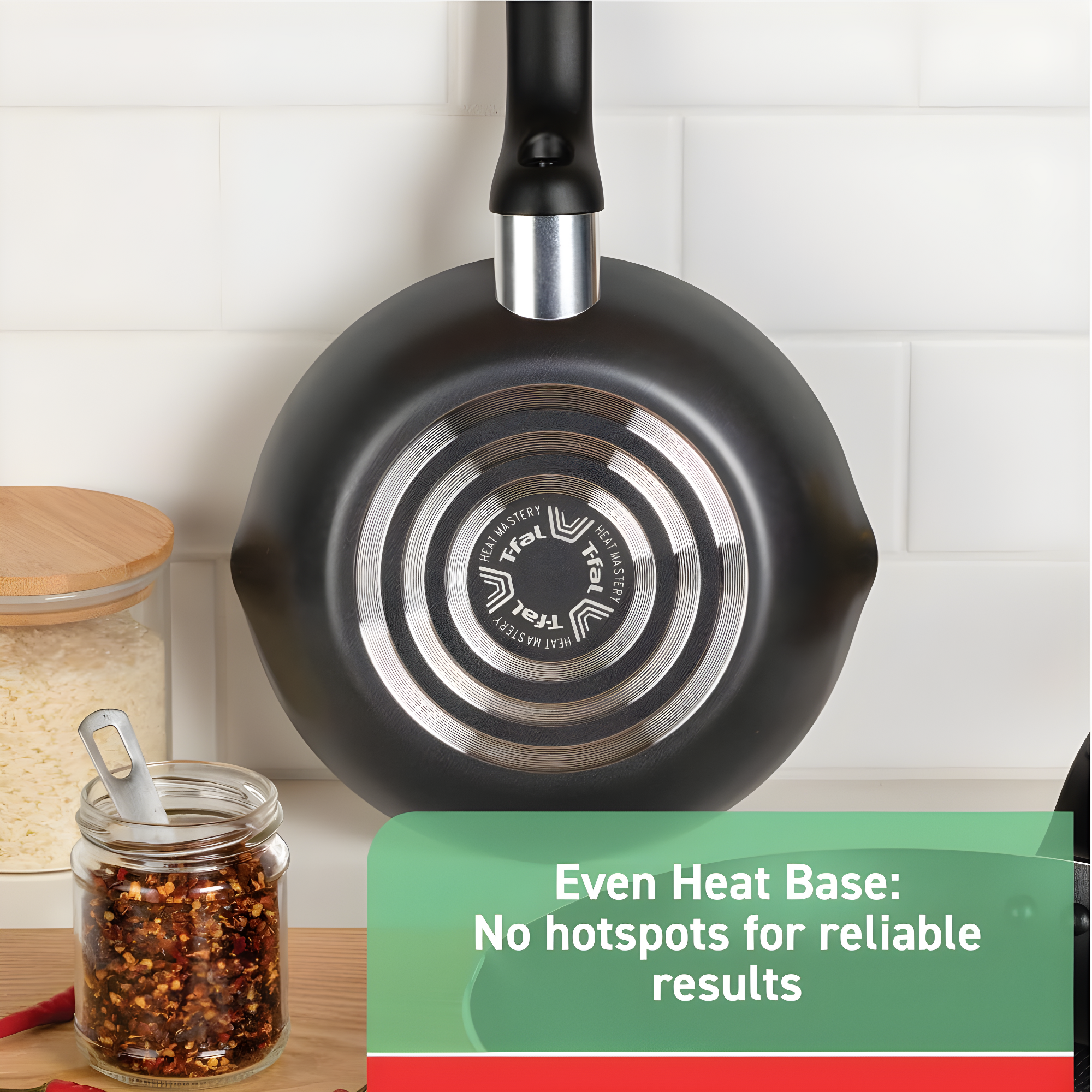 T-fal Specialty Nonstick Fry Pan Set 3 Piece, 8, 9.5, 11 Inch, Oven Broiler Safe 350F, Cookware, Pots and Pans Set Non Stick, Kitchen Frying Pans, Skillets, Durable, Dishwasher, Black