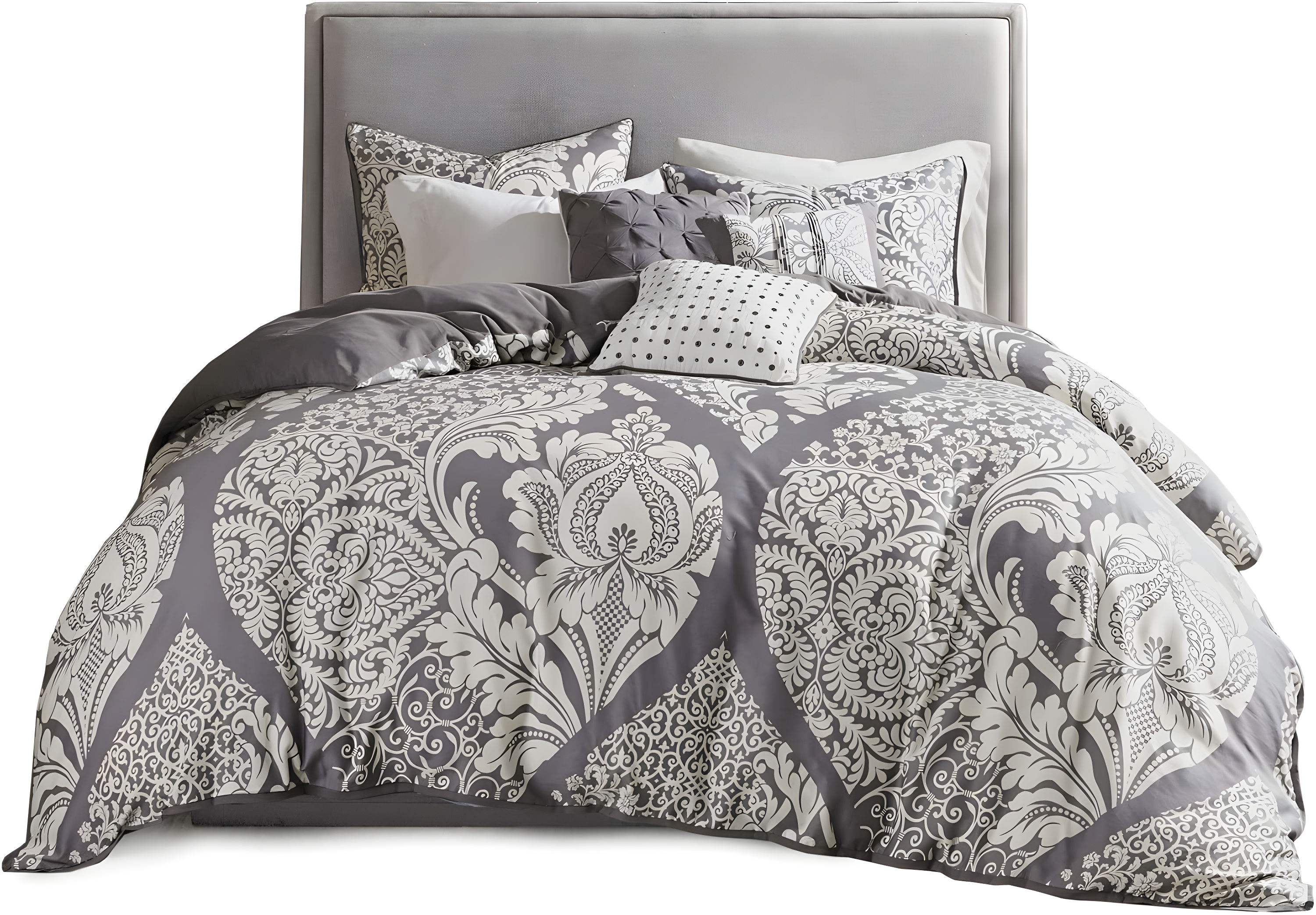 Madison Park Vienna 7 Piece Cotton Printed Comforter Set
