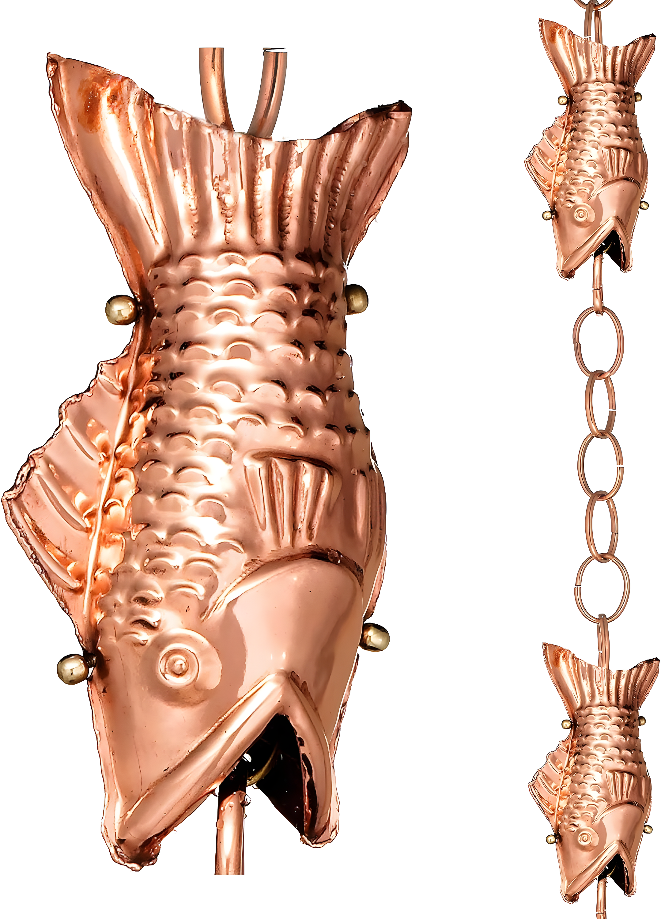 Highland Dunes Carlisle Weather Resistant Copper Animals Rain Chain