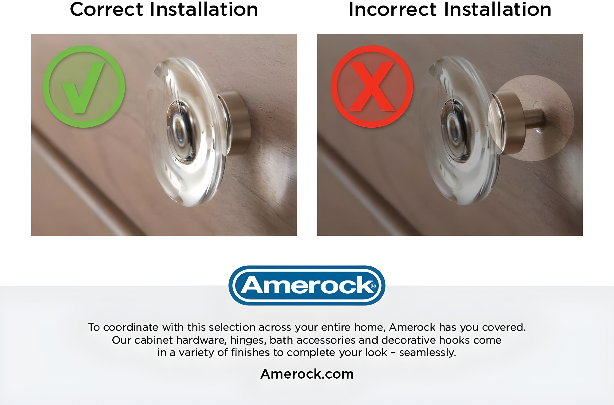 Glacio 1 3/8" Length Square Knob