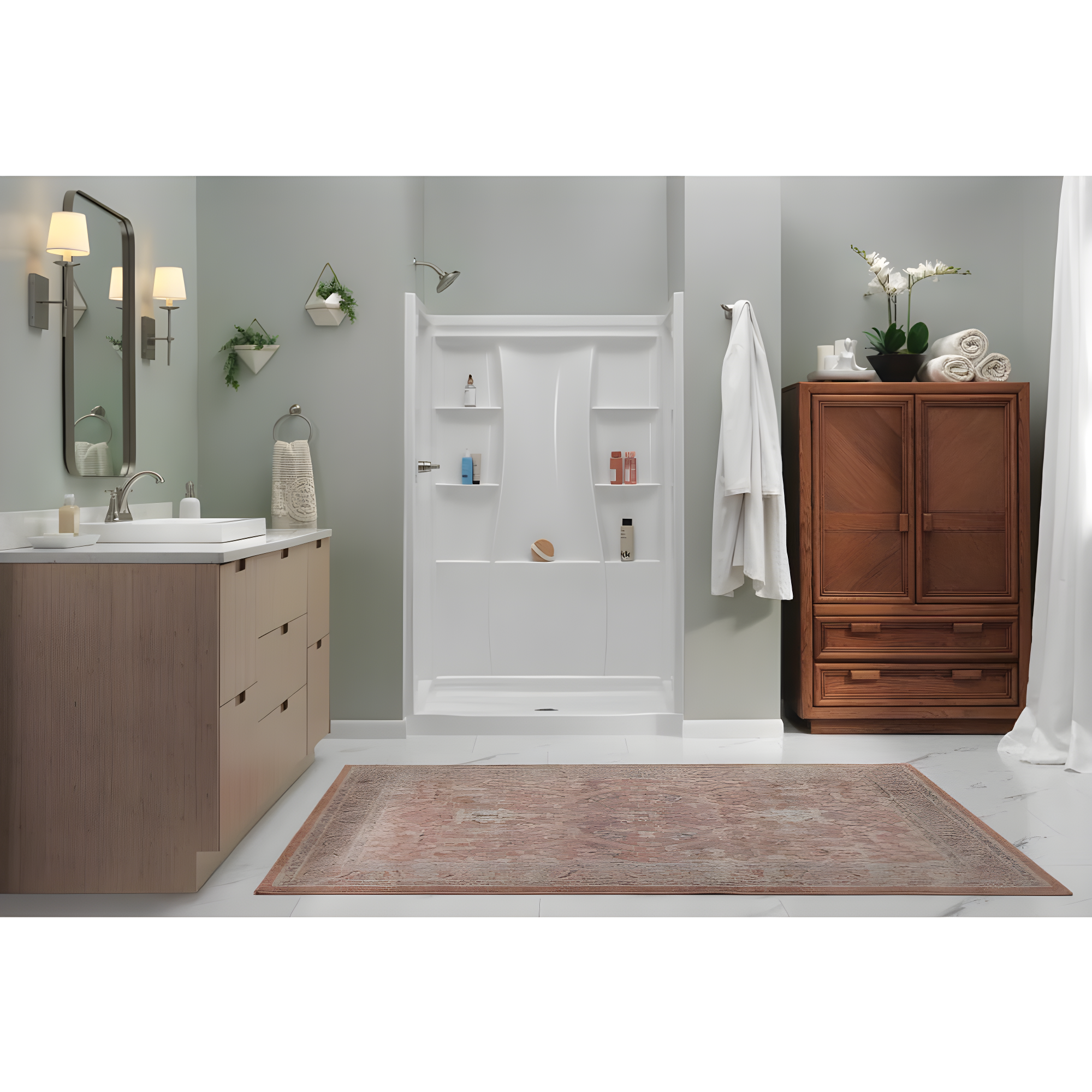Woodhurst Centerset Bathroom Faucet with Drain Assembly