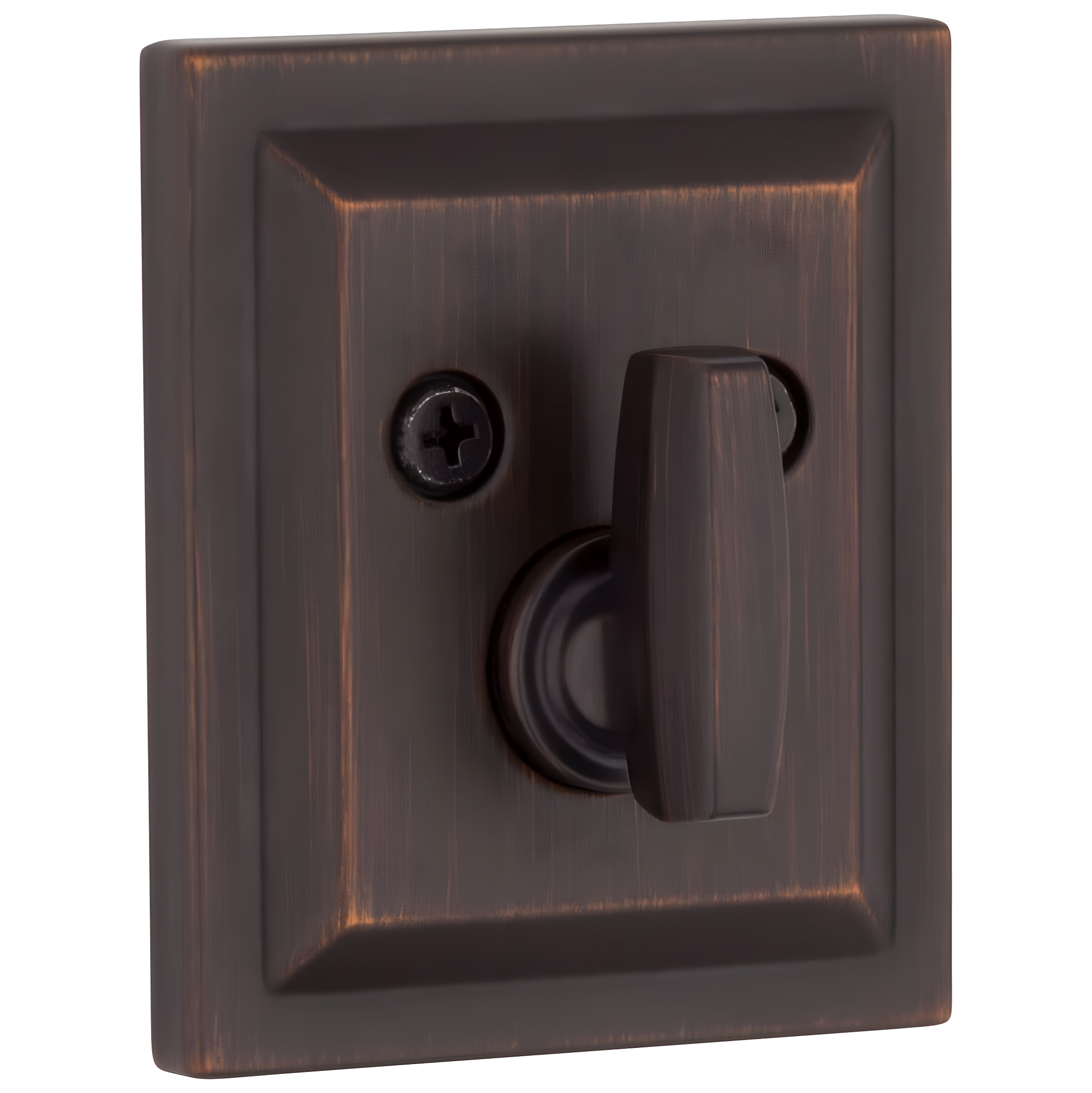 Baldwin 380SLB11PSMTCPRCAL Torrey Pines 380 Rectangular Low Profile Single Cylinder Deadbolt with SmartKey