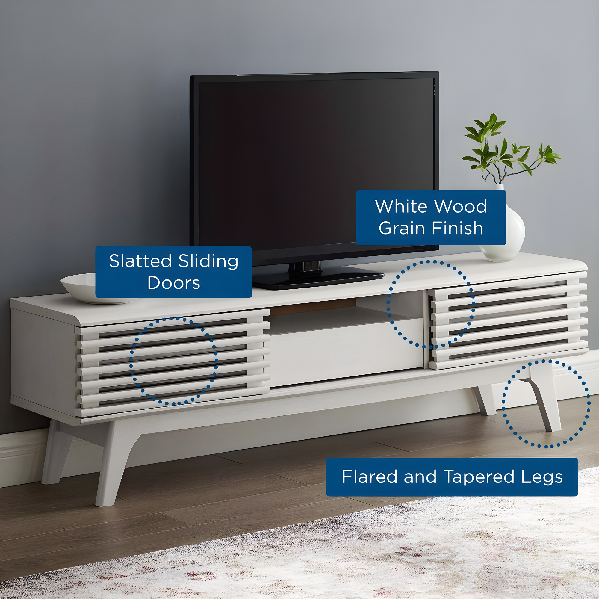 Mercury Row® Render Low Profile 59 Inch TV Stand