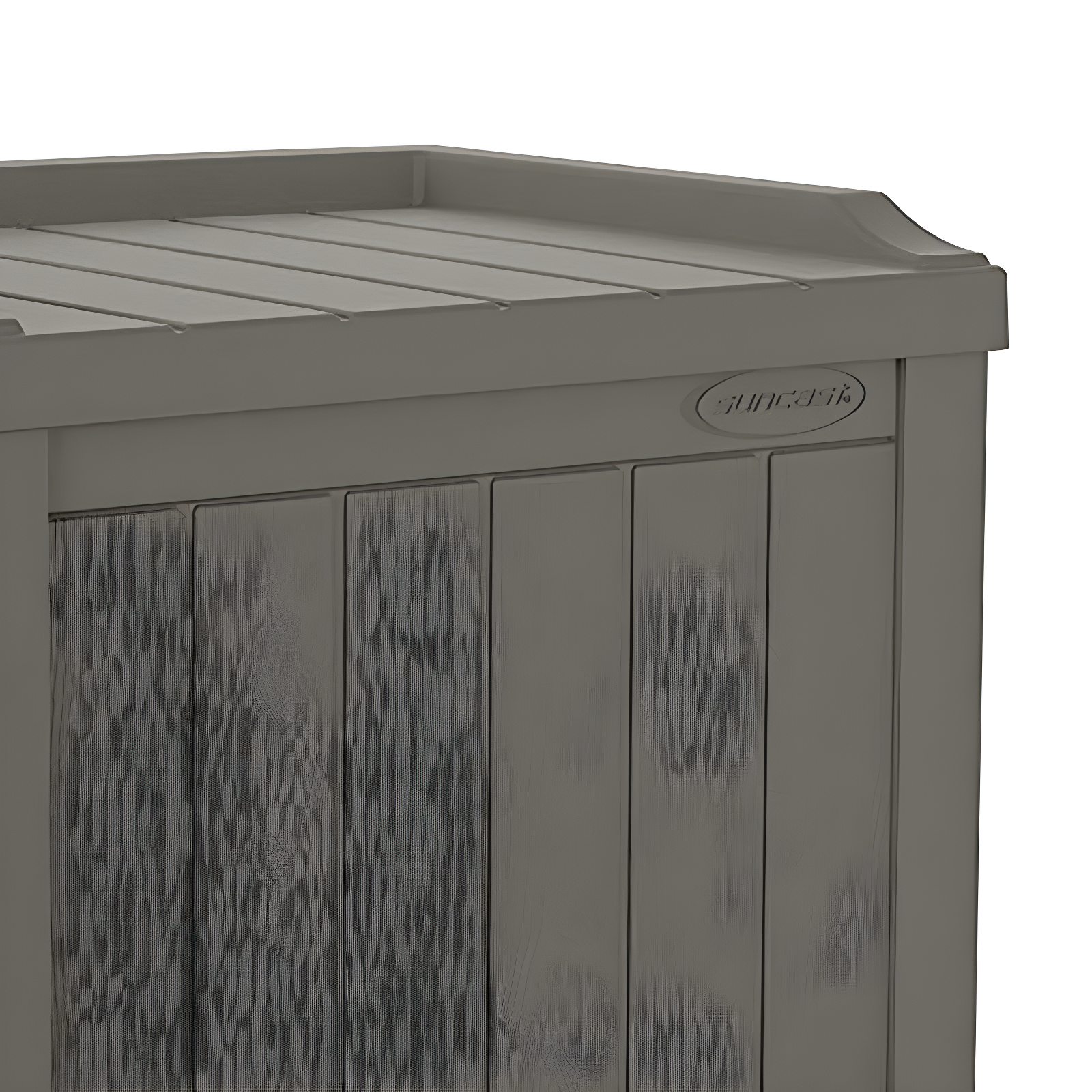 Suncast 22'' W 22 Gallons Water Resistant Resin Deck Box in Gray