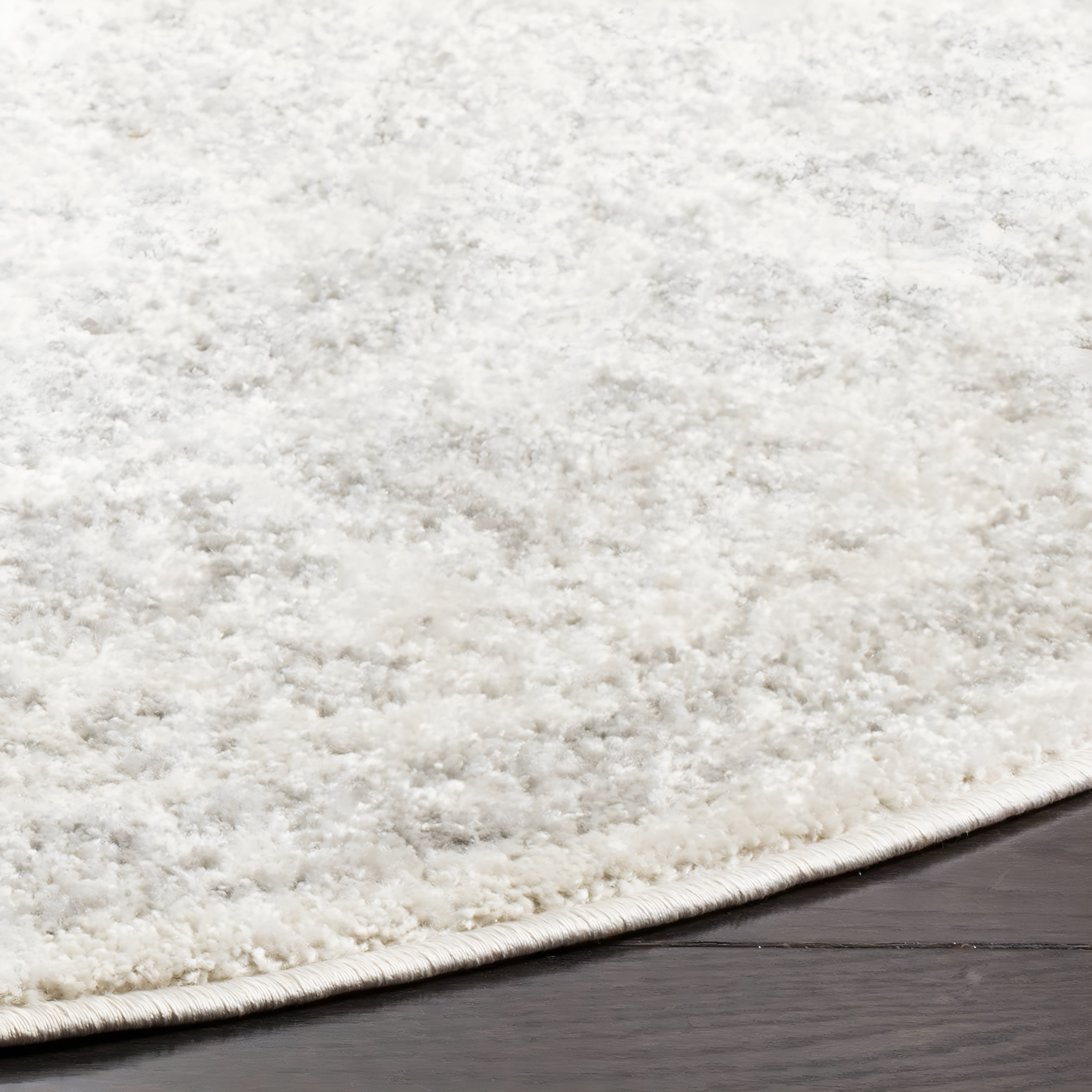 Adirondack ADR109 Machine Made Indoor Area Rug - Ivory/Silver - 10' Round - Safavieh