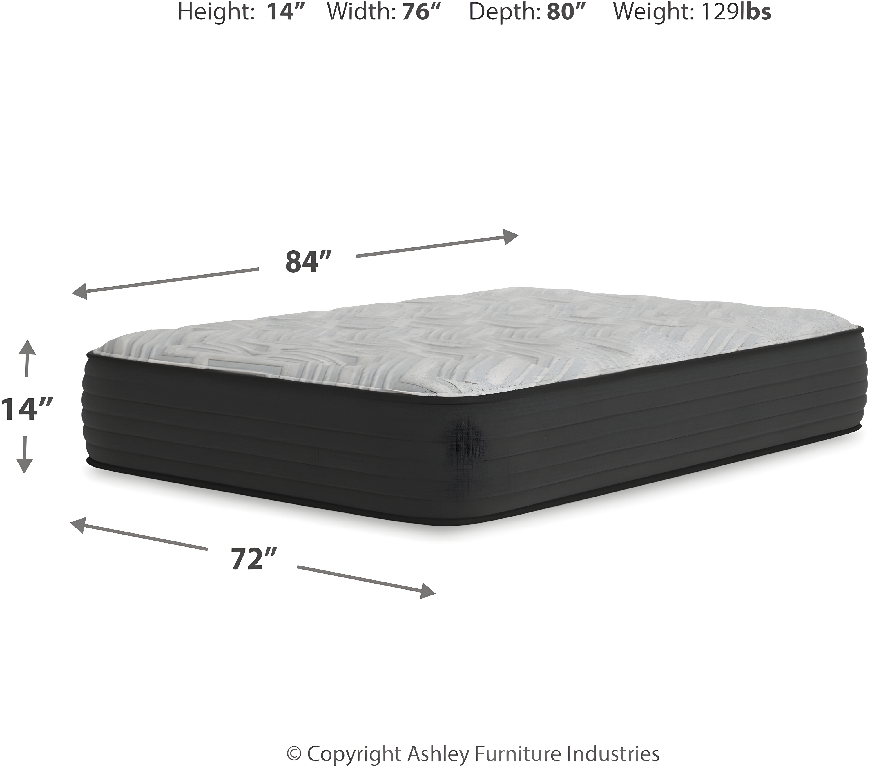 Signature Design by Ashley Palisades Plush California King Mattress