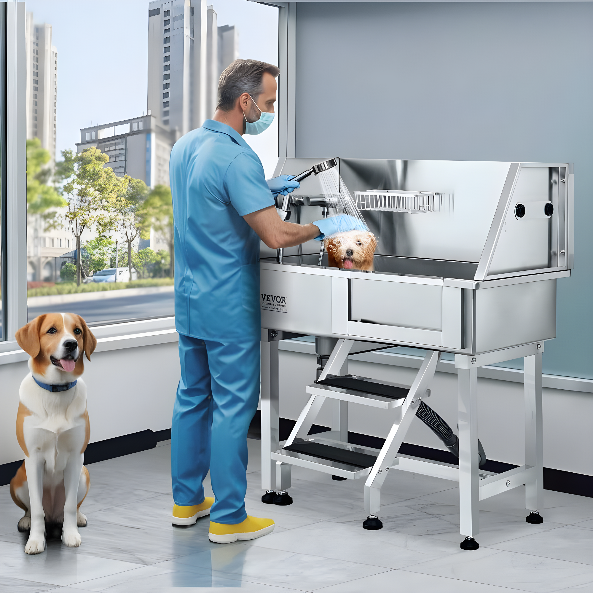 VEVOR Multi-functional Pet Bathtub