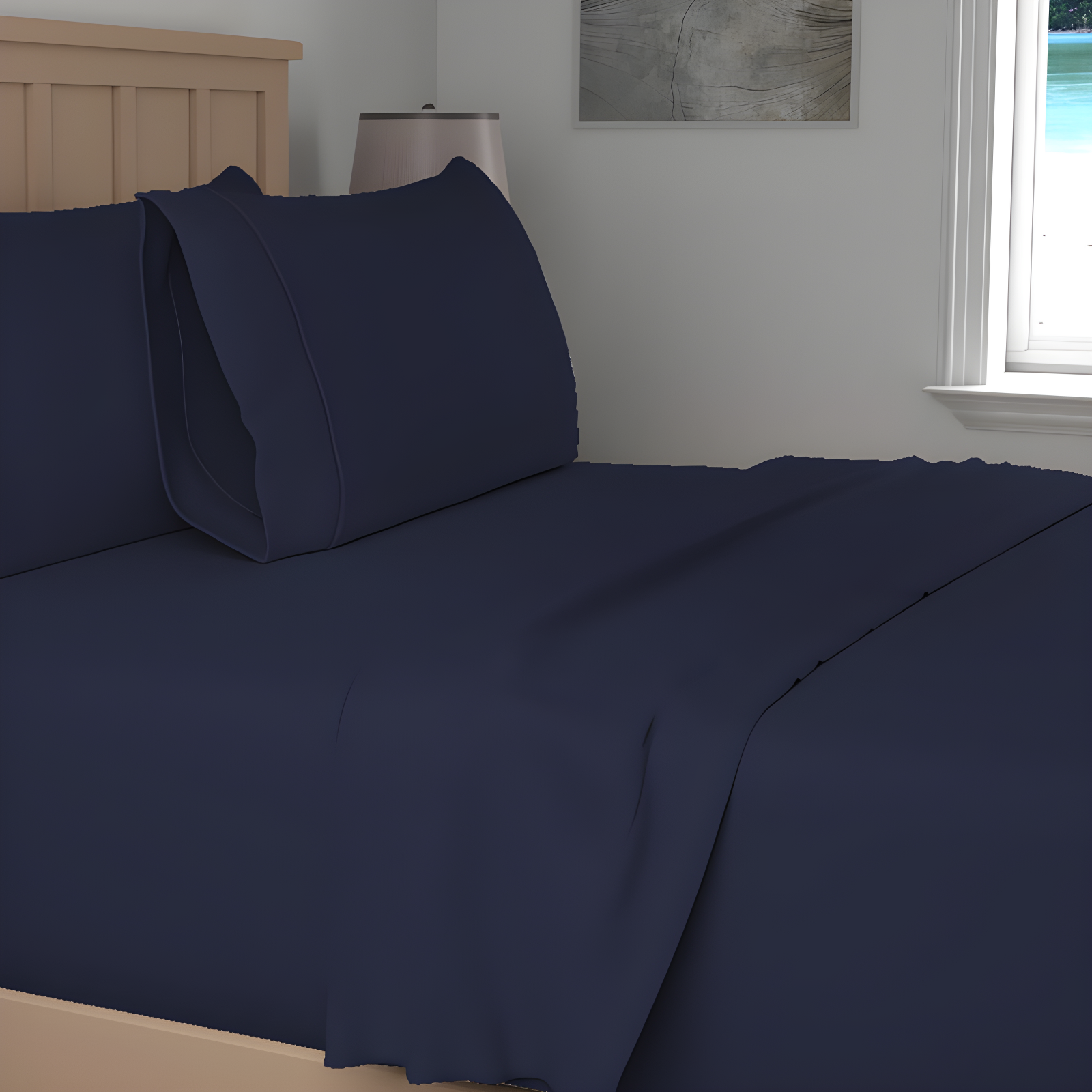 Color Sense 100% Cotton Ultra-Light Flat Sheet