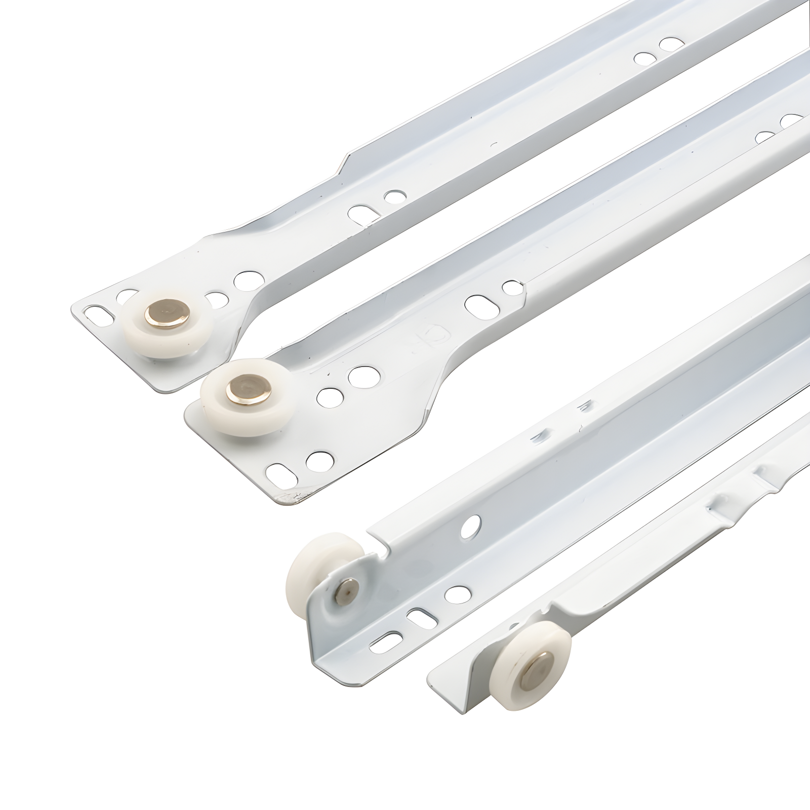 Prime-Line Bottom Mount RV and Mobile Home Drawer Slides, White (1 Set)