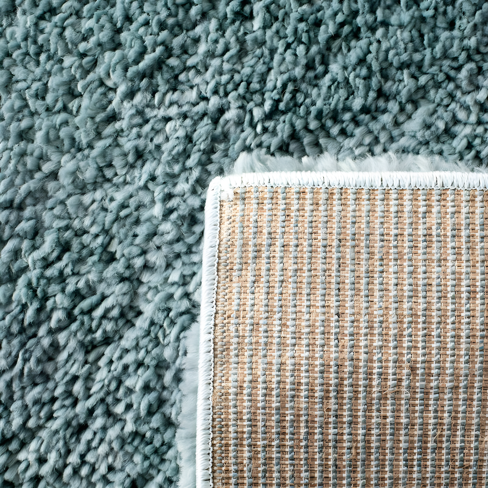 August Shag 900 AUG900 Power Loomed Indoor Area Rug - Aqua - 8'x10' - Safavieh