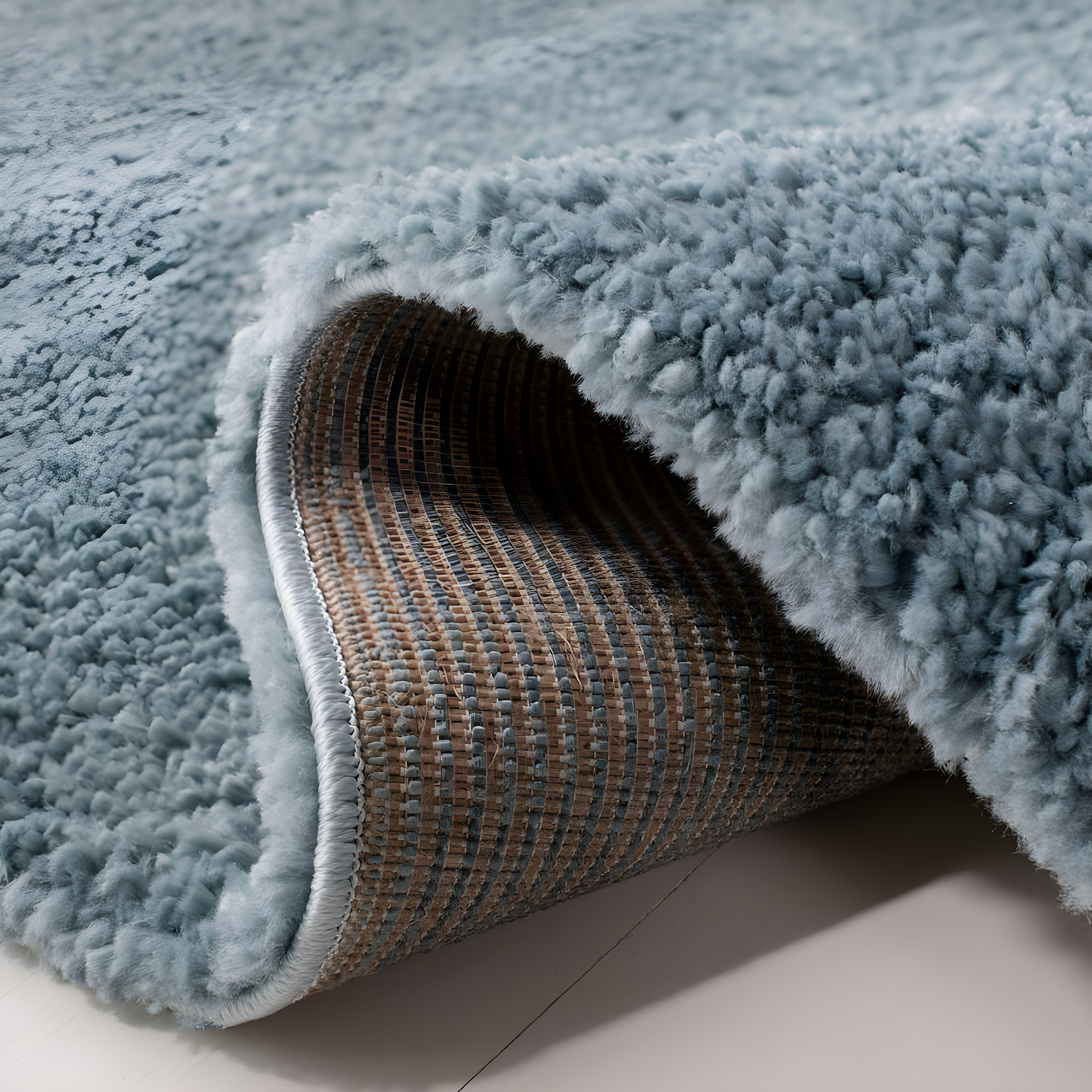 August Shag 900 AUG900 Power Loomed Indoor Area Rug - Aqua - 8'x10' - Safavieh