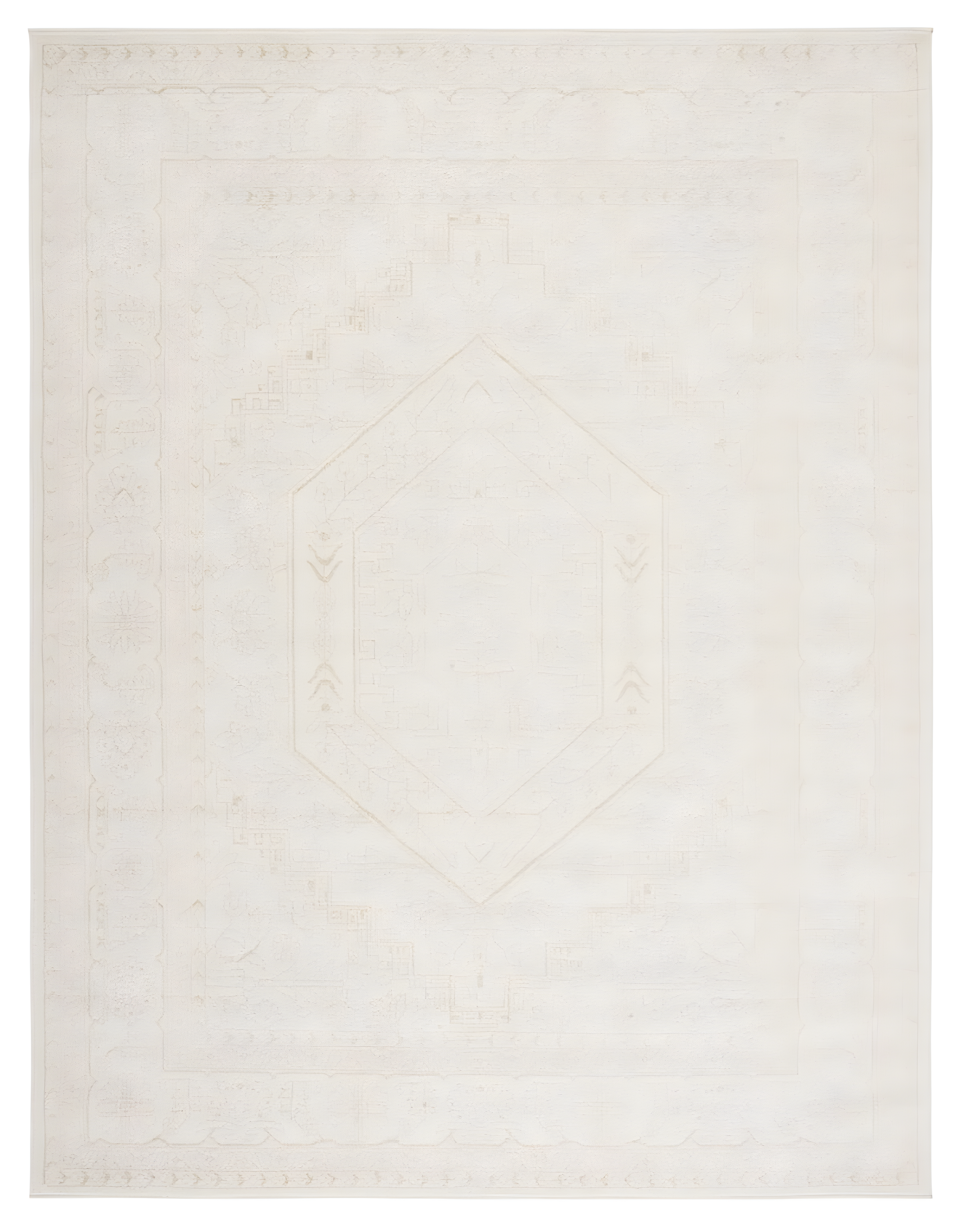 Adirondack ADR108 Power Loomed Area Rug - Ivory/Beige - 8'x10' - Safavieh.