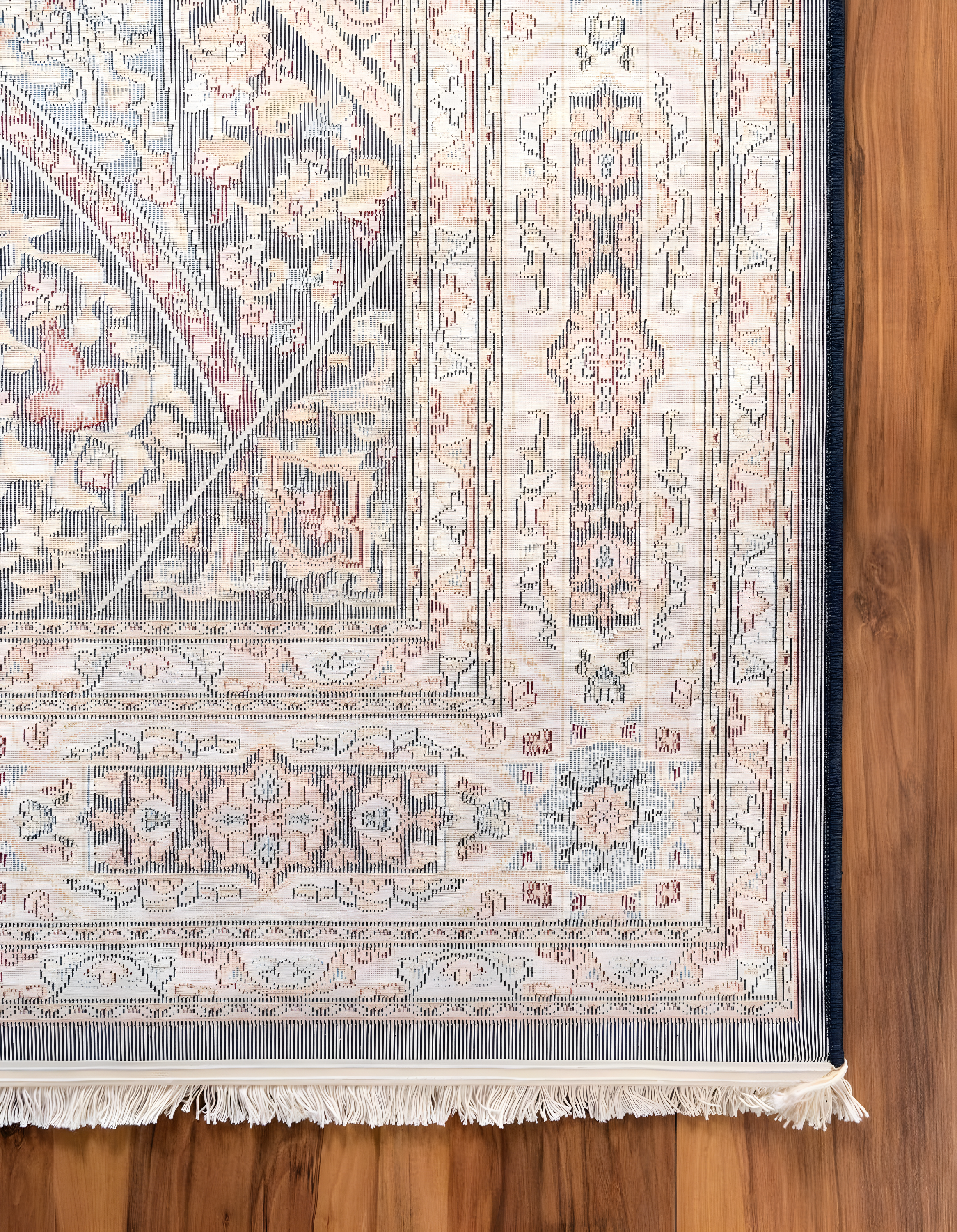 Unique Loom Narenj Collection Area Rug - Adams (5' 1" x 8' Rectangle Navy Blue/Beige)
