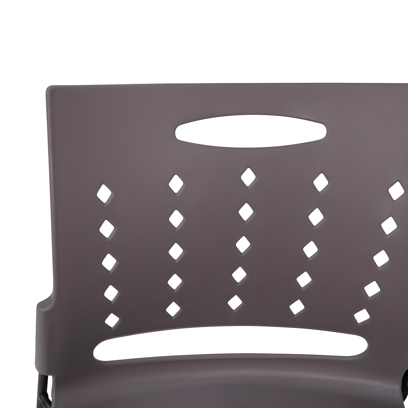 Flash Furniture 881 lb. Capacity Sled Base Stack Chair with Carry Handle and Air-Vent Back