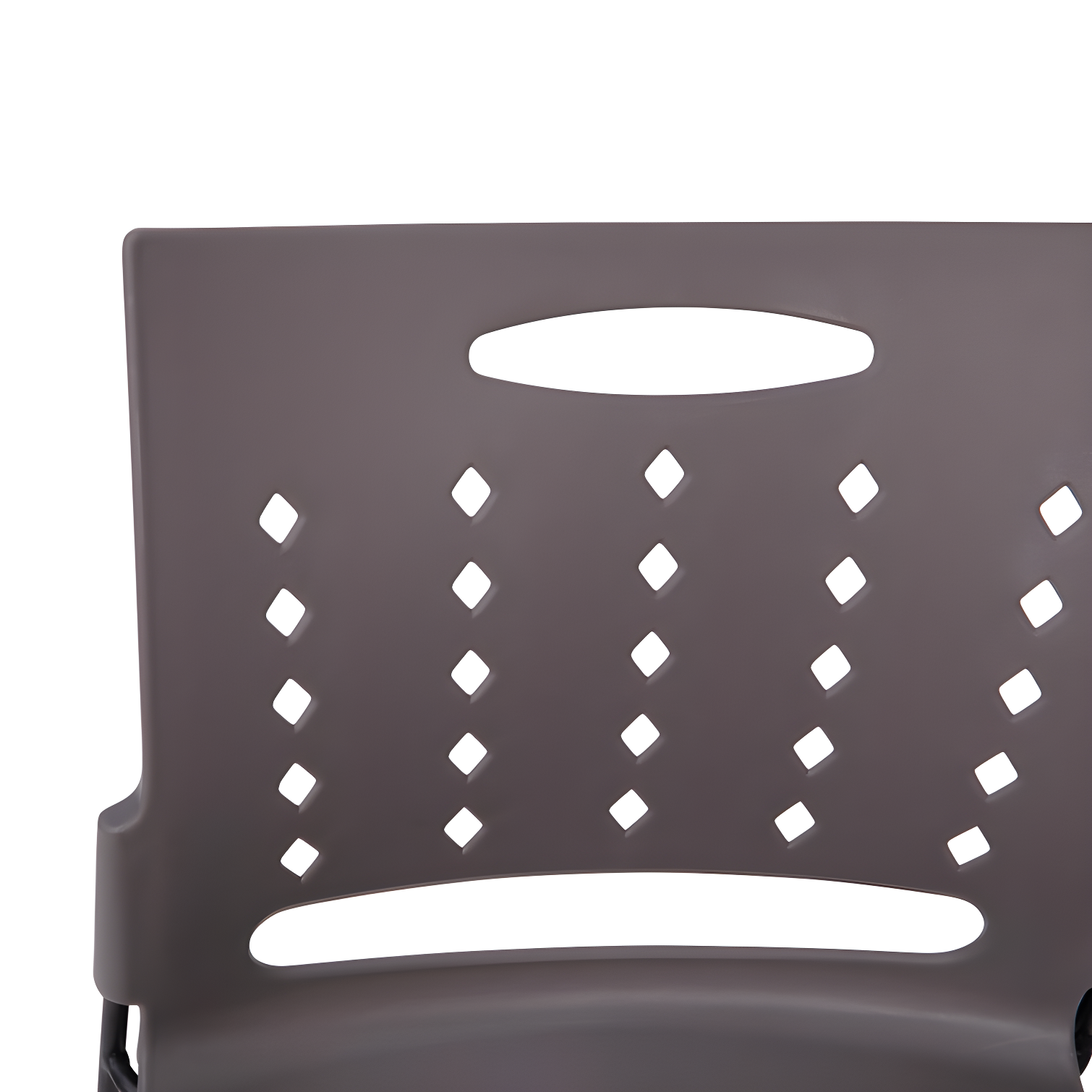 Flash Furniture 881 lb. Capacity Sled Base Stack Chair with Carry Handle and Air-Vent Back