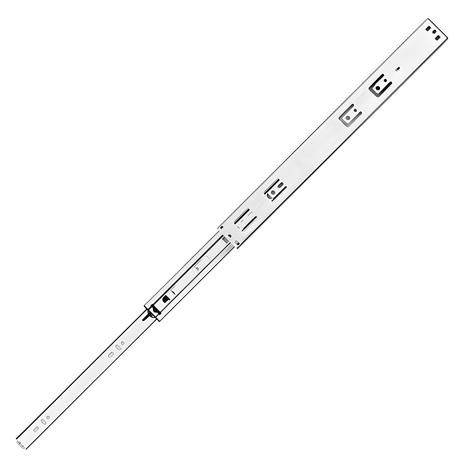 VEVOR Full Extension 1.77'' Soft Close Side Mount Metal Drawer Slide (Set of 10)