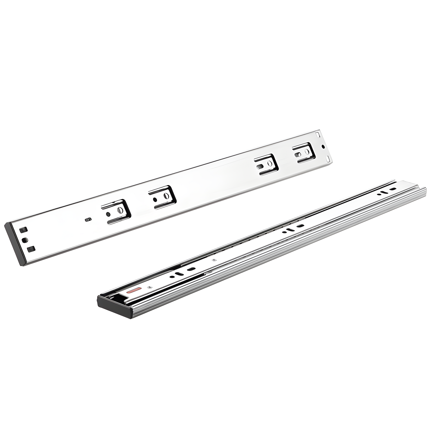 VEVOR Full Extension 1.77'' Soft Close Side Mount Metal Drawer Slide (Set of 10)