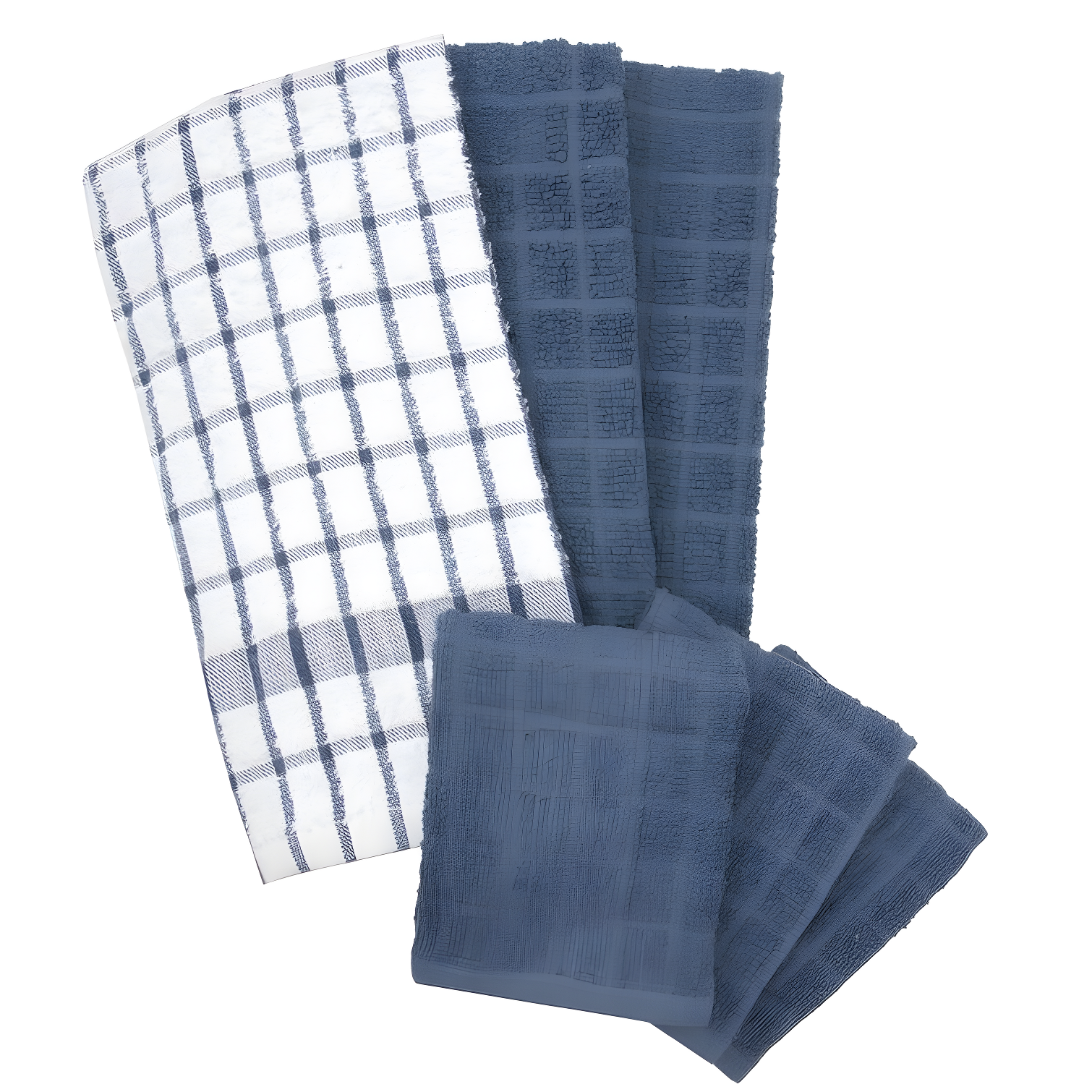 Cotton Plaid Kitchen Towel Linen Set