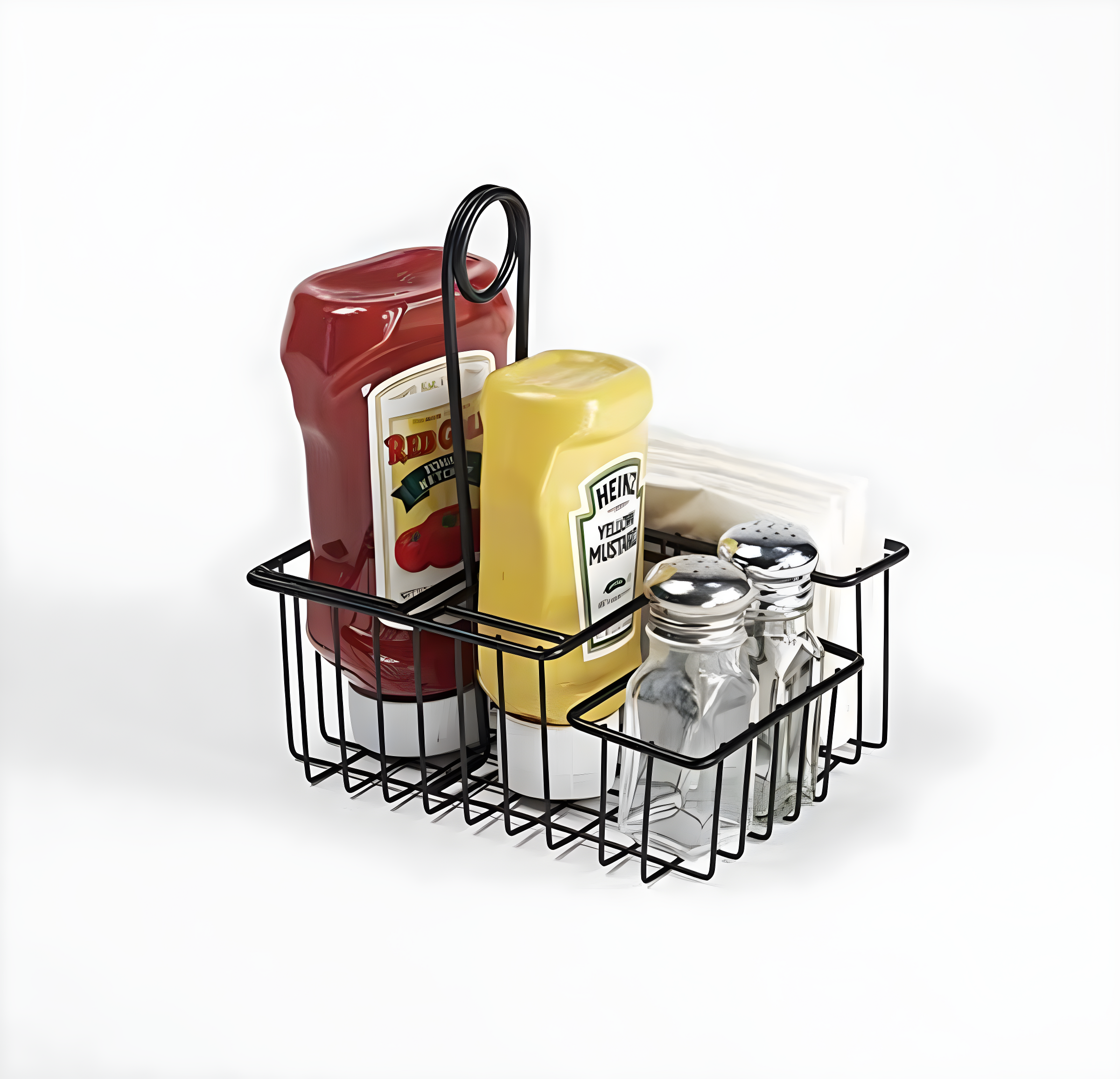 Tabletop Caddies - 4 Compartment Condiment Caddy