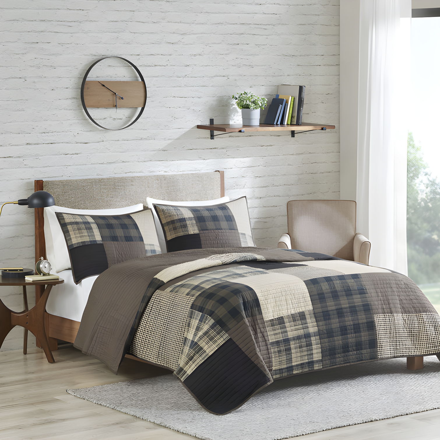 Woolrich Woolrich Sunset Oversized Cotton Quilt Mini Set