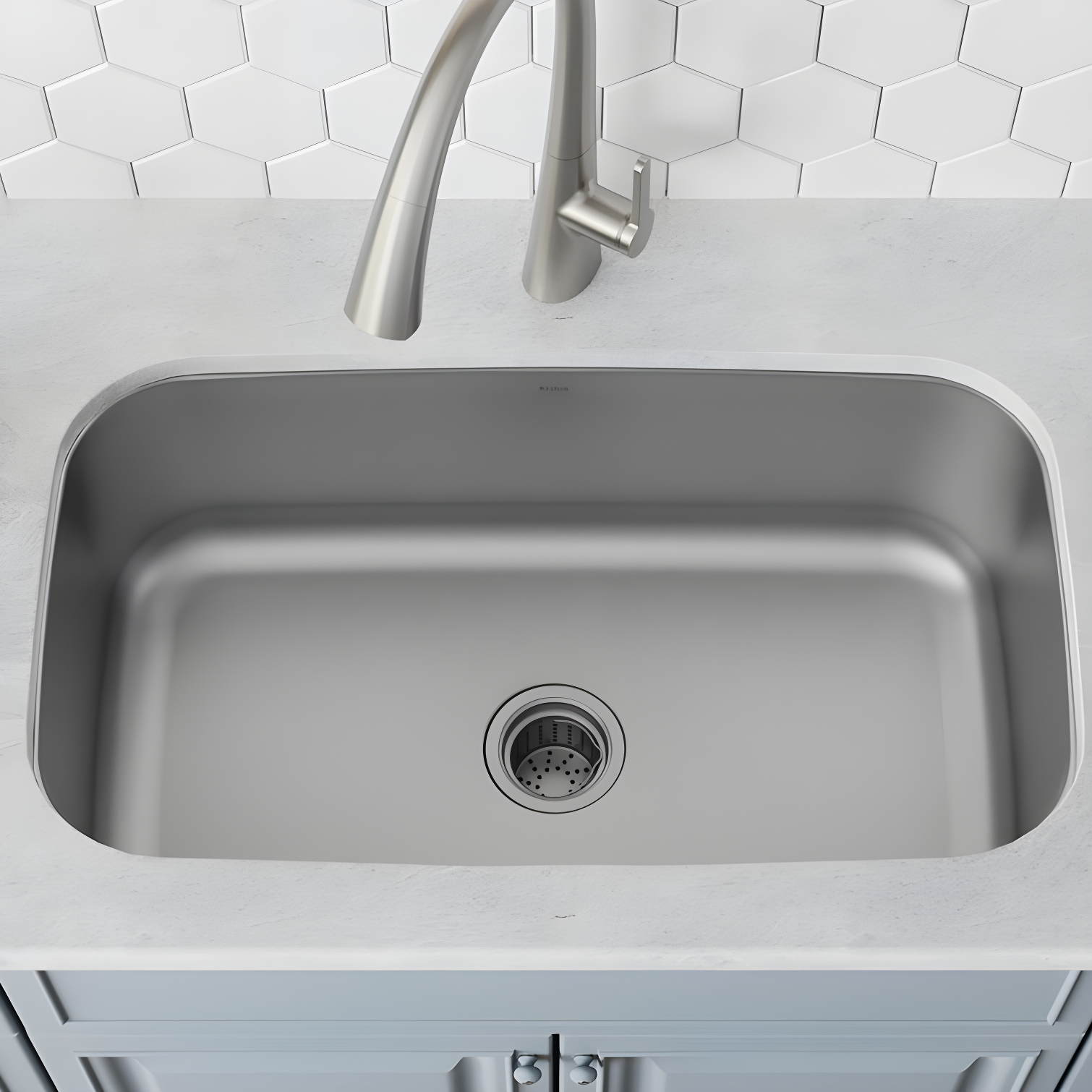 KRAUS Premier Undermount Single Bowl 18-Gauge Stainless Steel Kitchen Sink