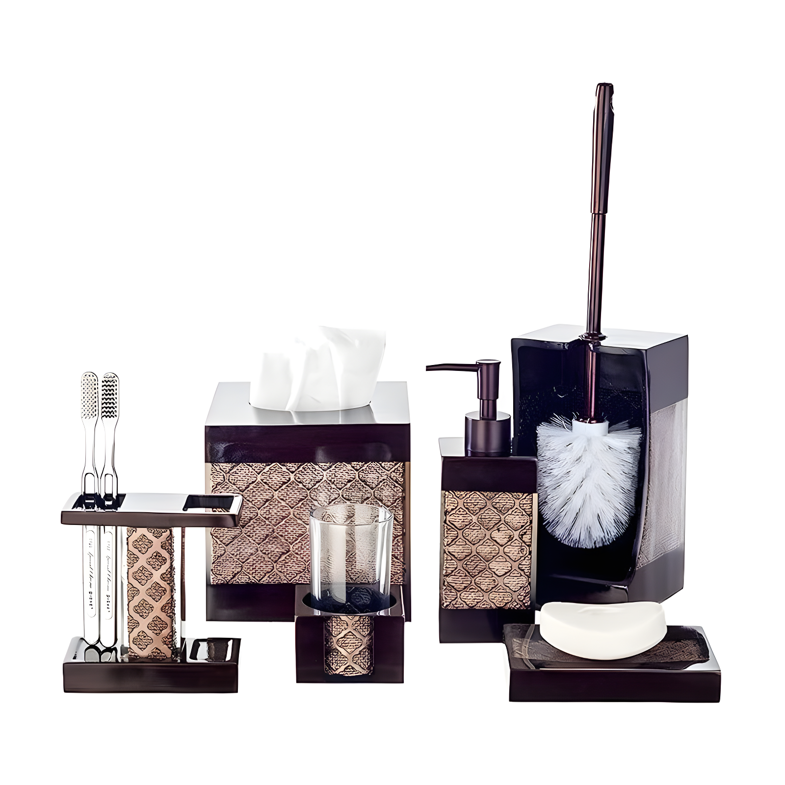 Creative Scents Dahlia Free Standing Toilet Brush and Holder